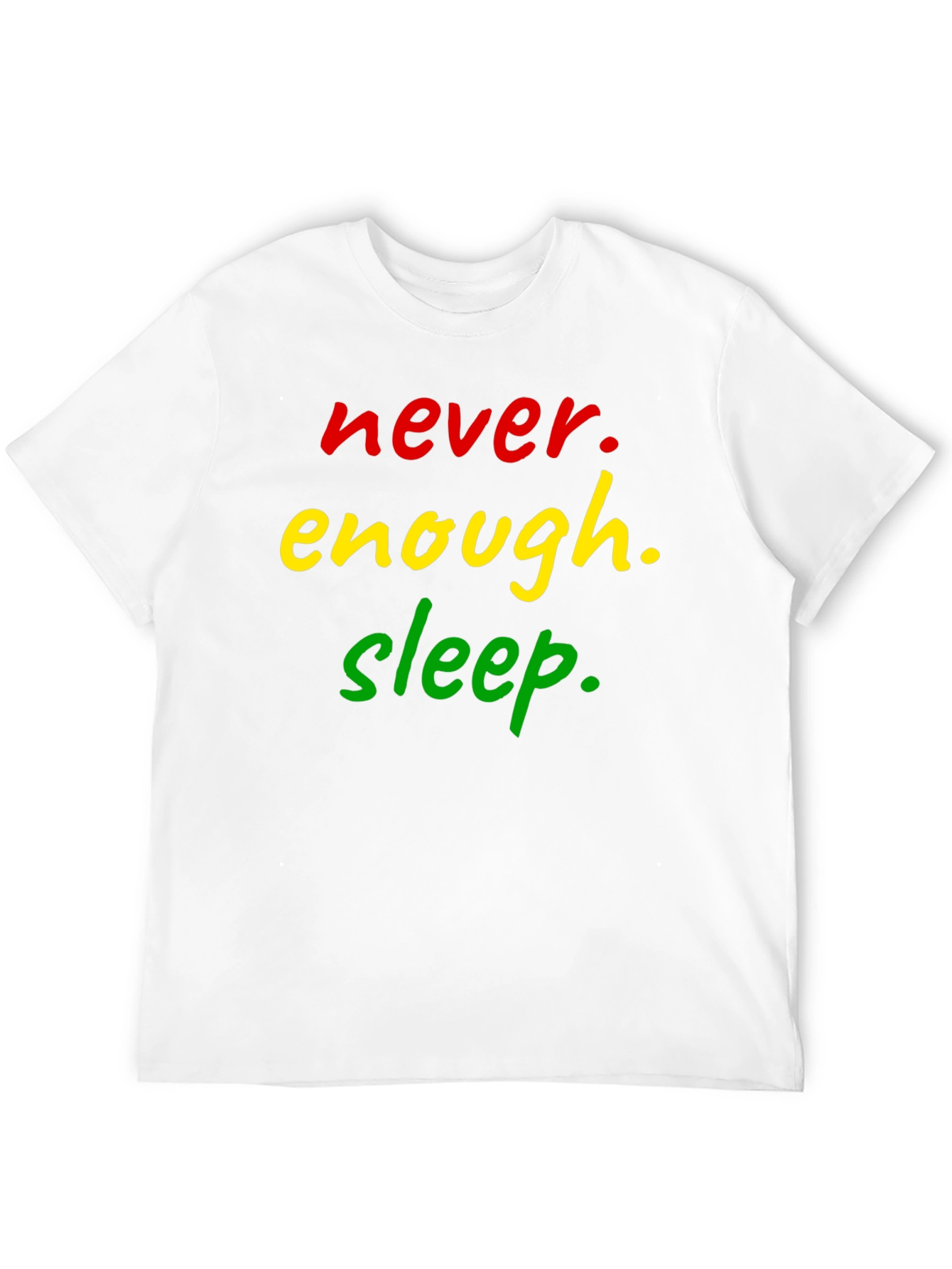 Never Enough Sleep Black T-Shirt