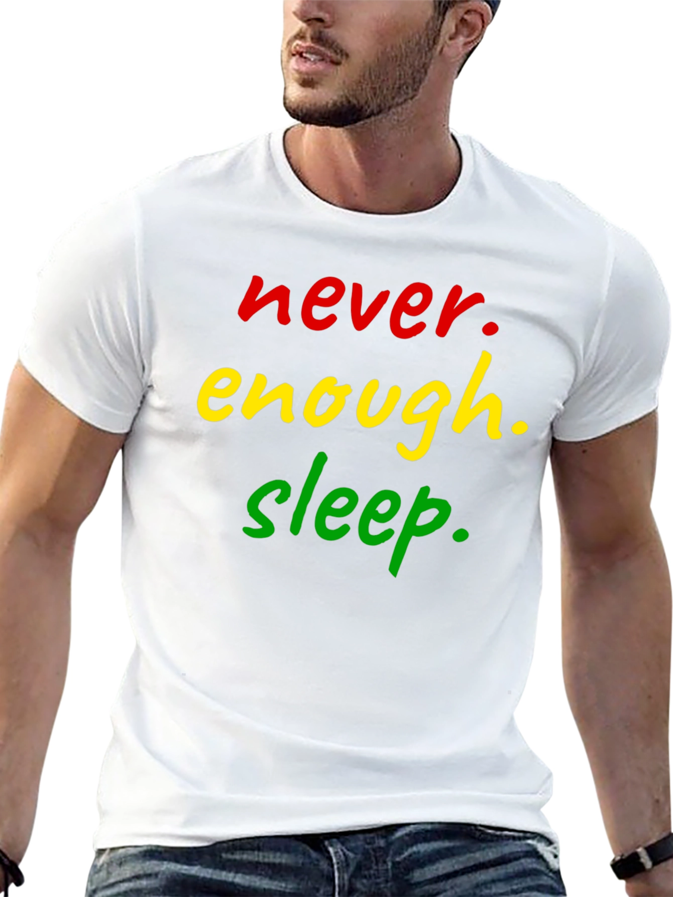 Never Enough Sleep Black T-Shirt