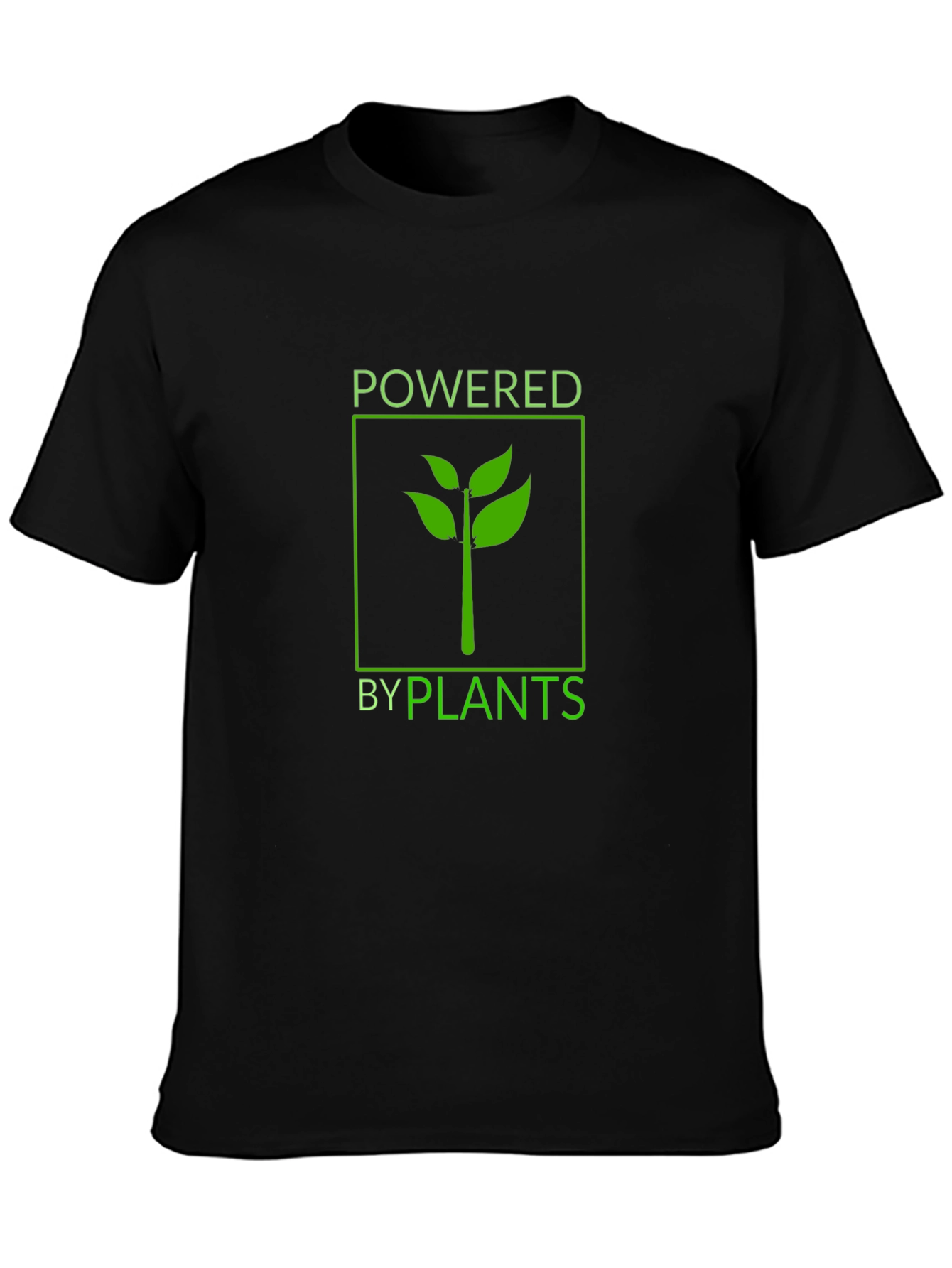 Powered by Plants Black Graphic Tee