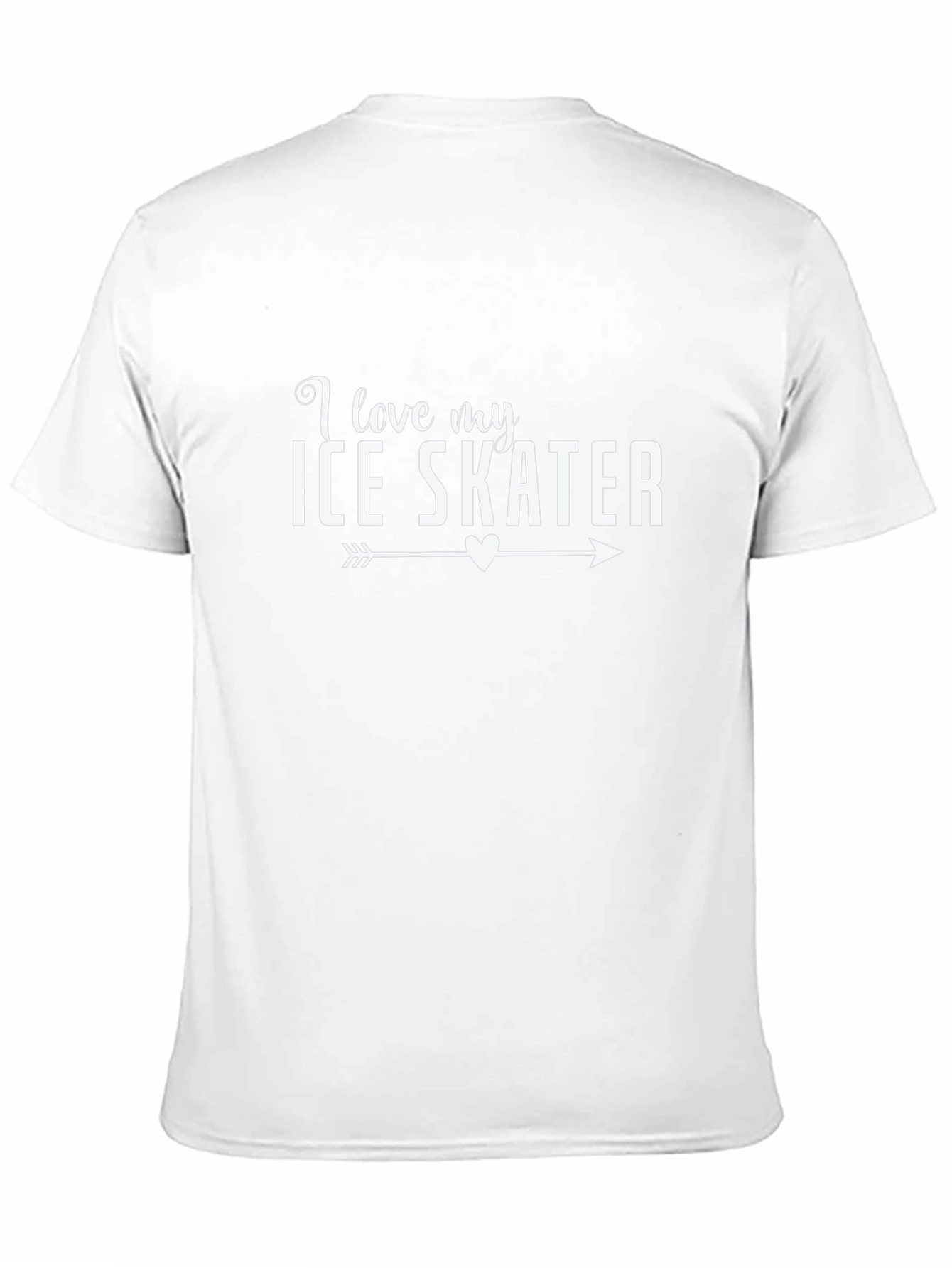 I Love My Ice Skater Graphic Tee