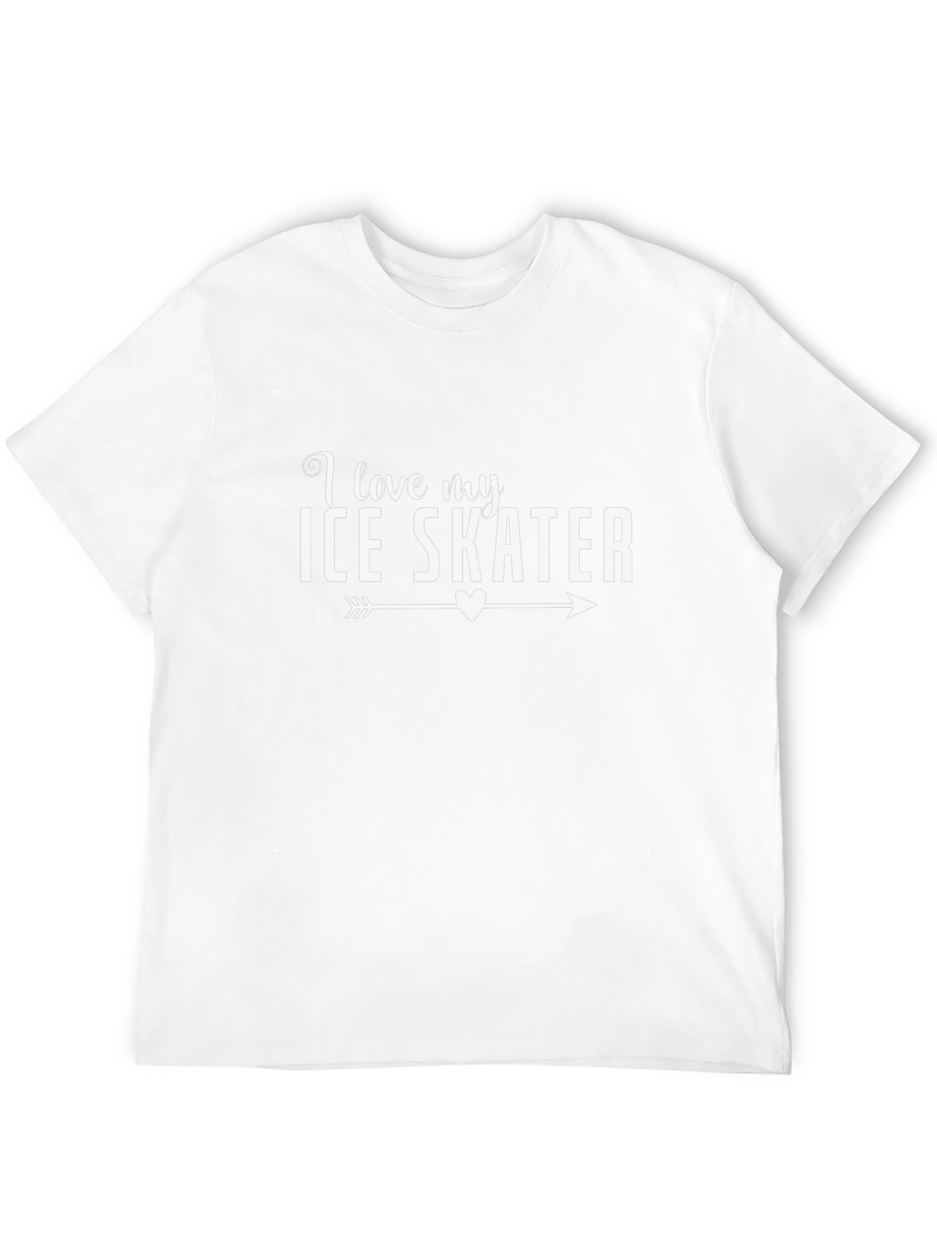I Love My Ice Skater Graphic Tee