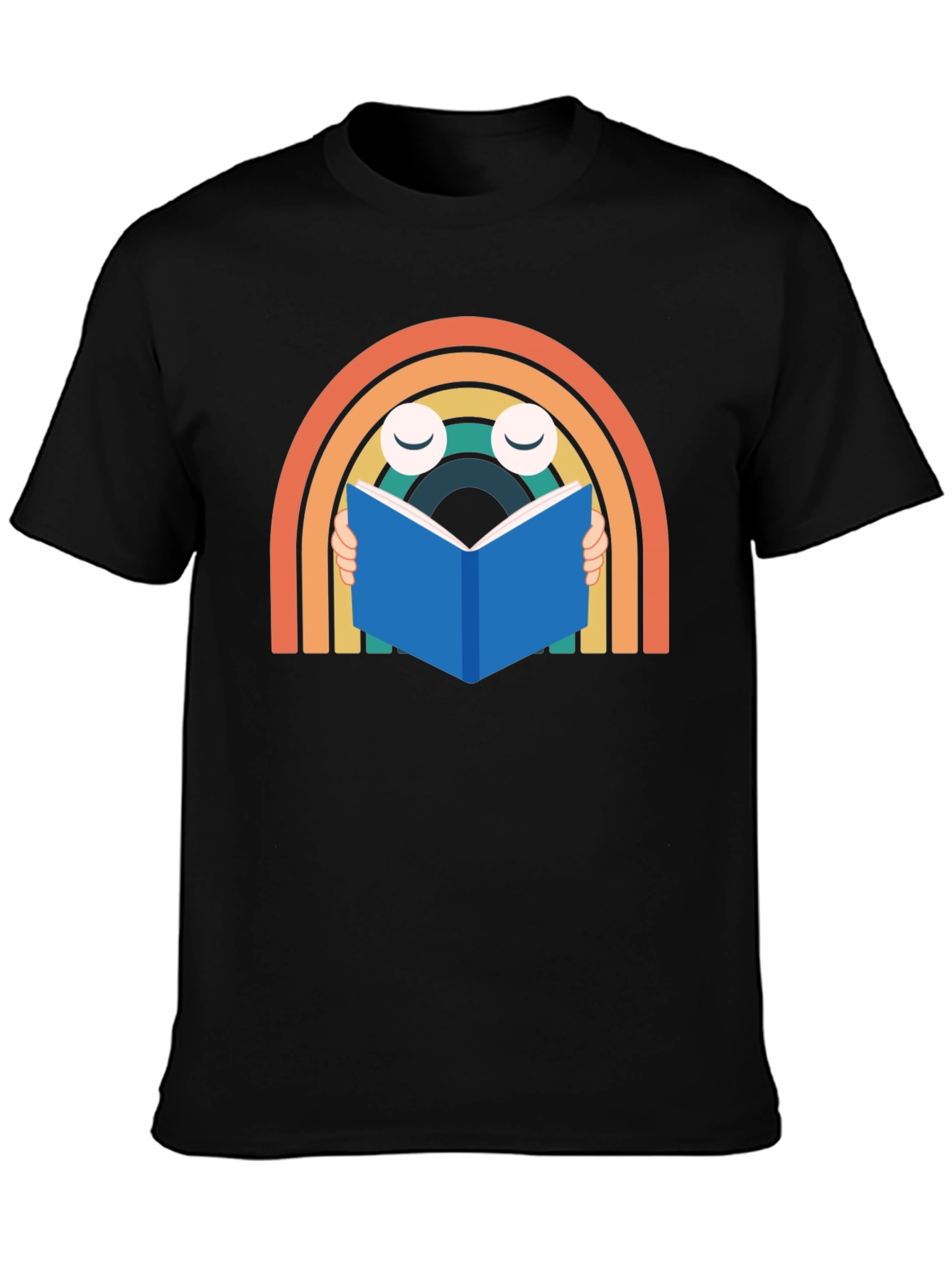 Rainbow Bookworm T-Shirt - Unisex Graphic Tee