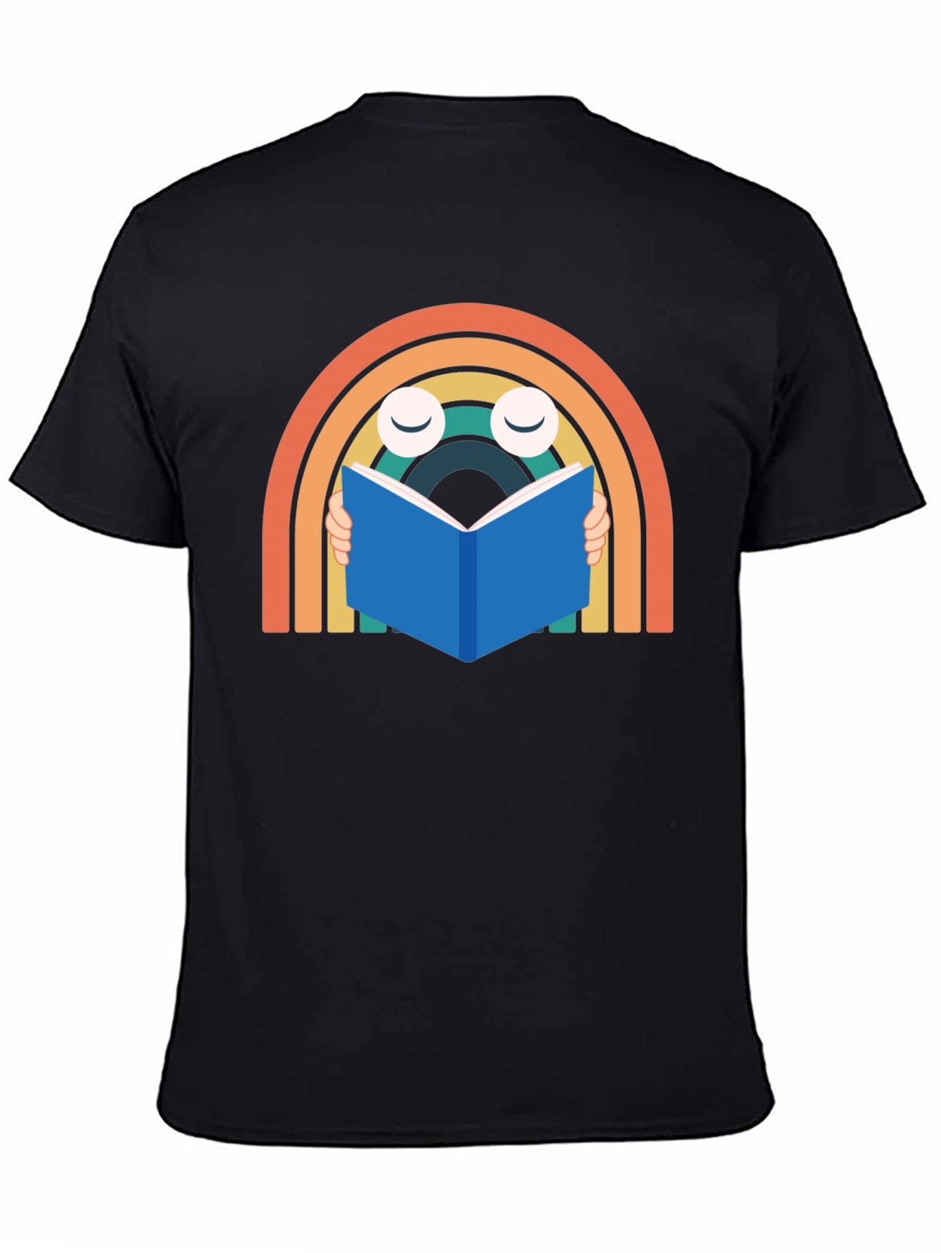 Rainbow Bookworm T-Shirt - Unisex Graphic Tee