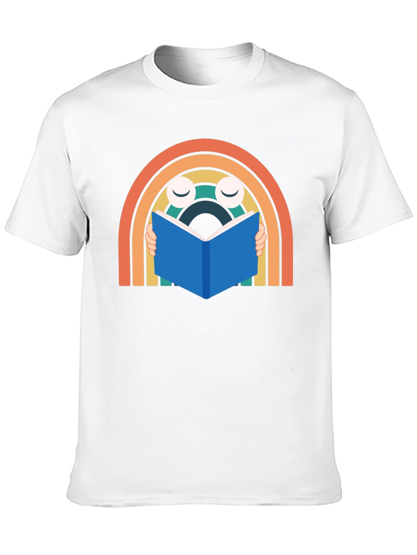 Rainbow Bookworm T-Shirt - Unisex Graphic Tee