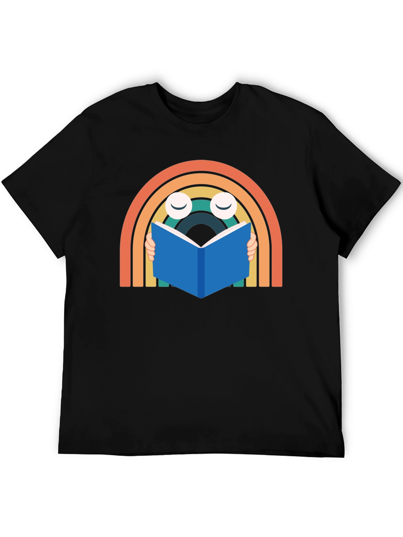 Rainbow Bookworm T-Shirt - Unisex Graphic Tee