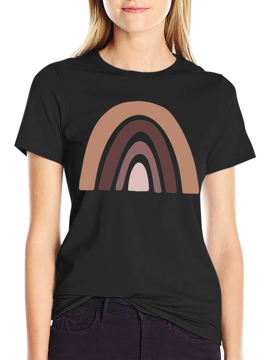 Neutral Rainbow Graphic Tee - Unisex