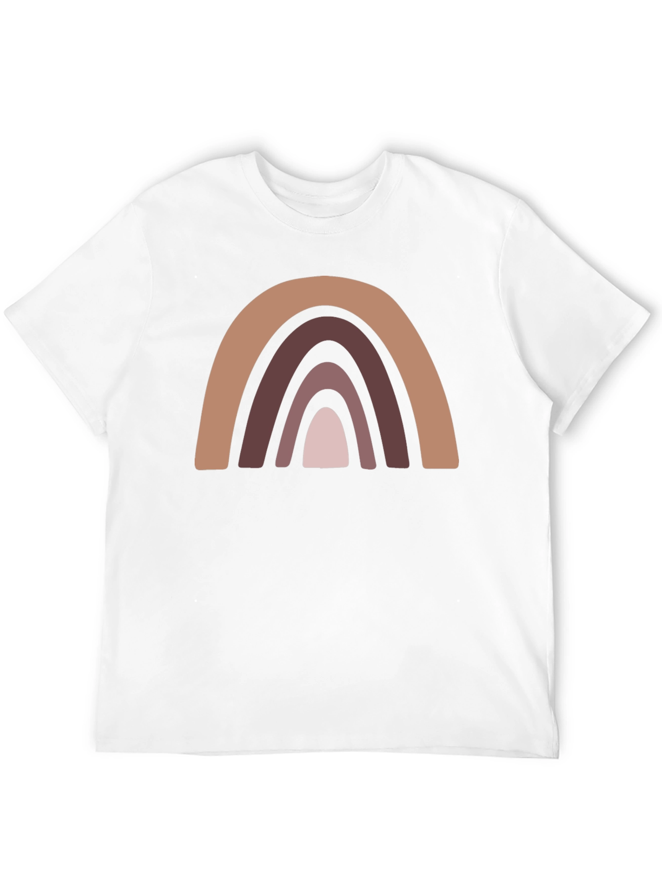 Neutral Rainbow Graphic Tee - Unisex
