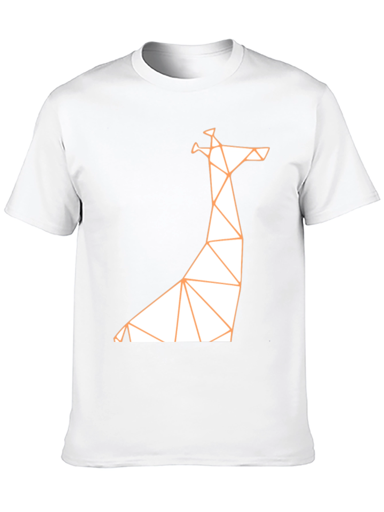 Geometric Giraffe T-Shirt - Modern Art Tee