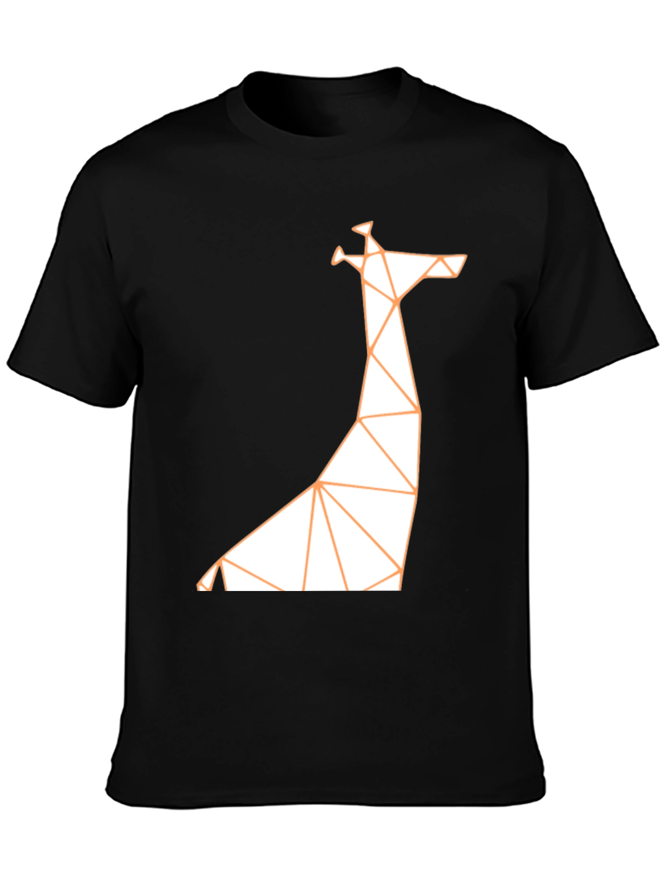 Geometric Giraffe T-Shirt - Modern Art Tee