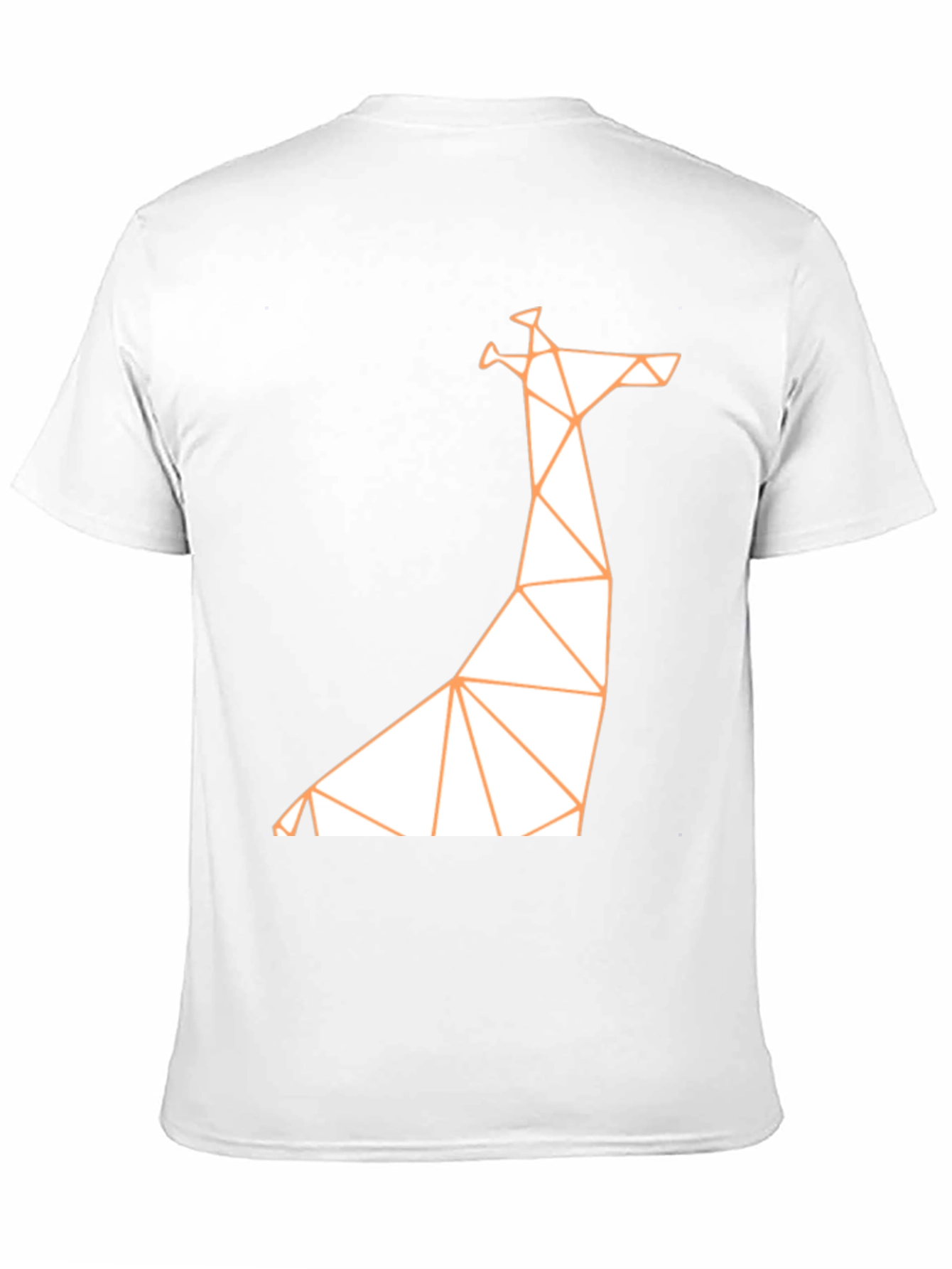 Geometric Giraffe T-Shirt - Modern Art Tee