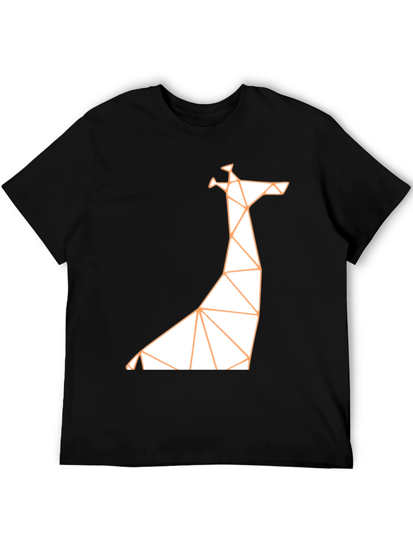 Geometric Giraffe T-Shirt - Modern Art Tee