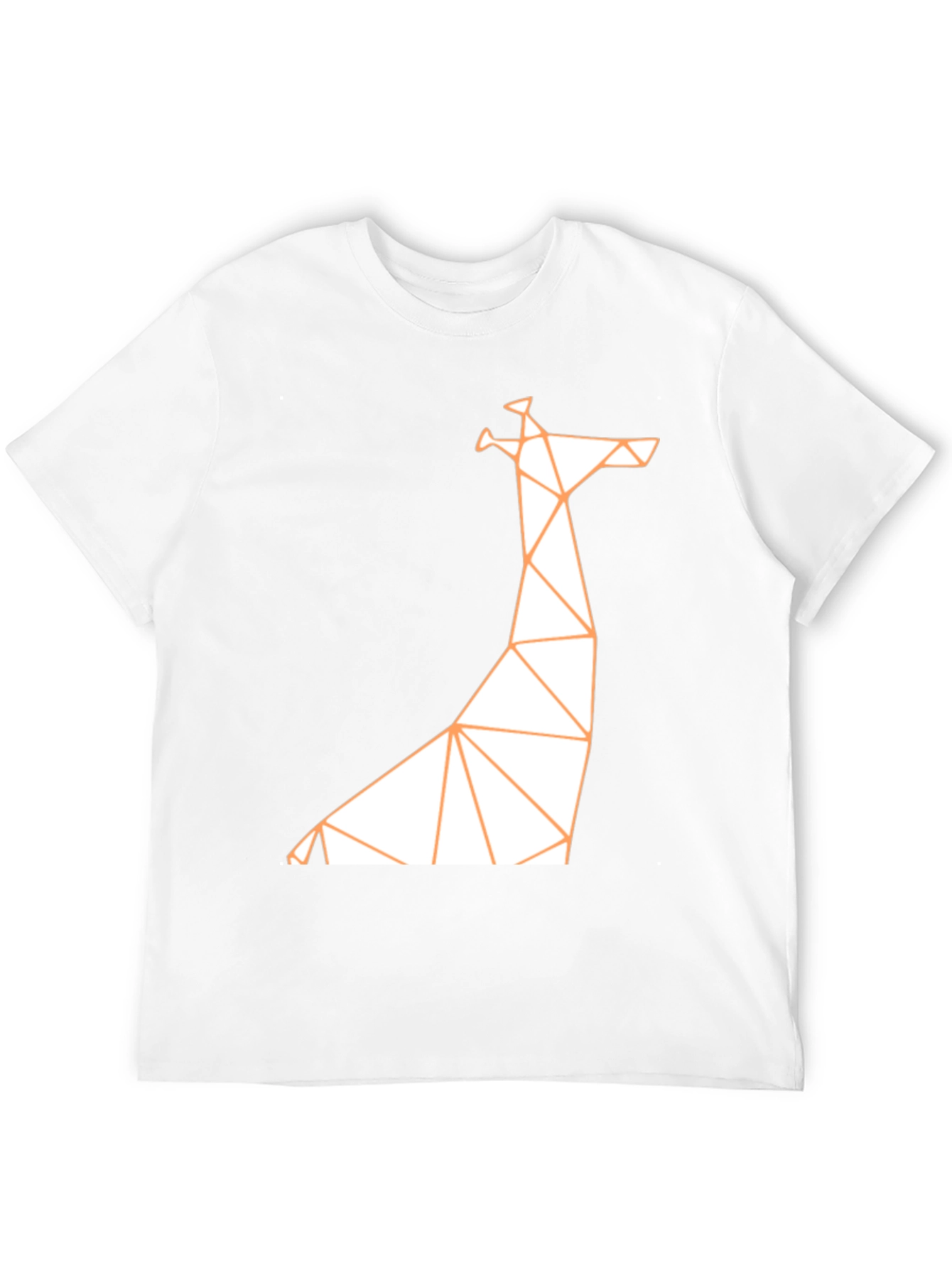 Geometric Giraffe T-Shirt - Modern Art Tee