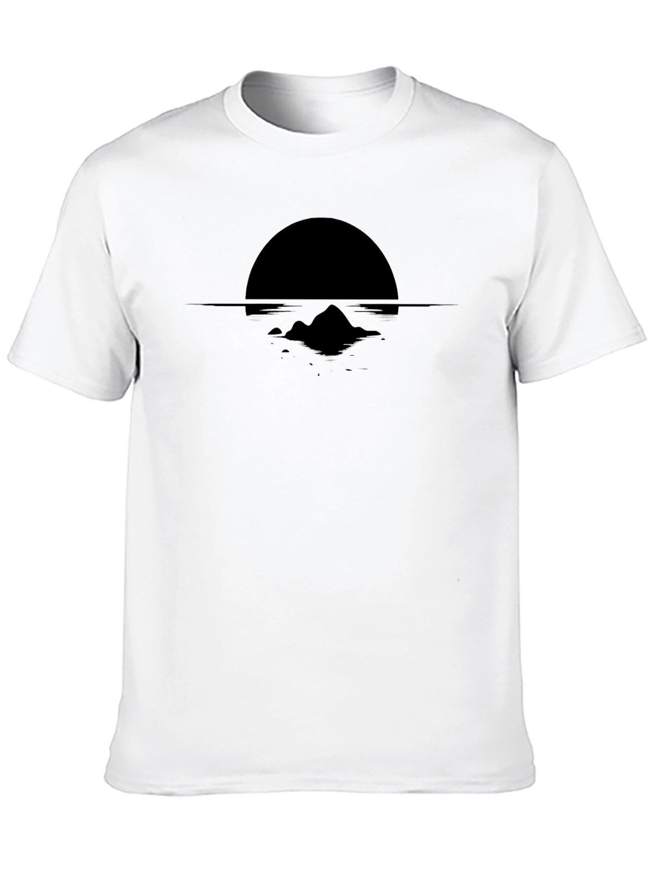 Midnight Mountain T-Shirt - Black Graphic Tee