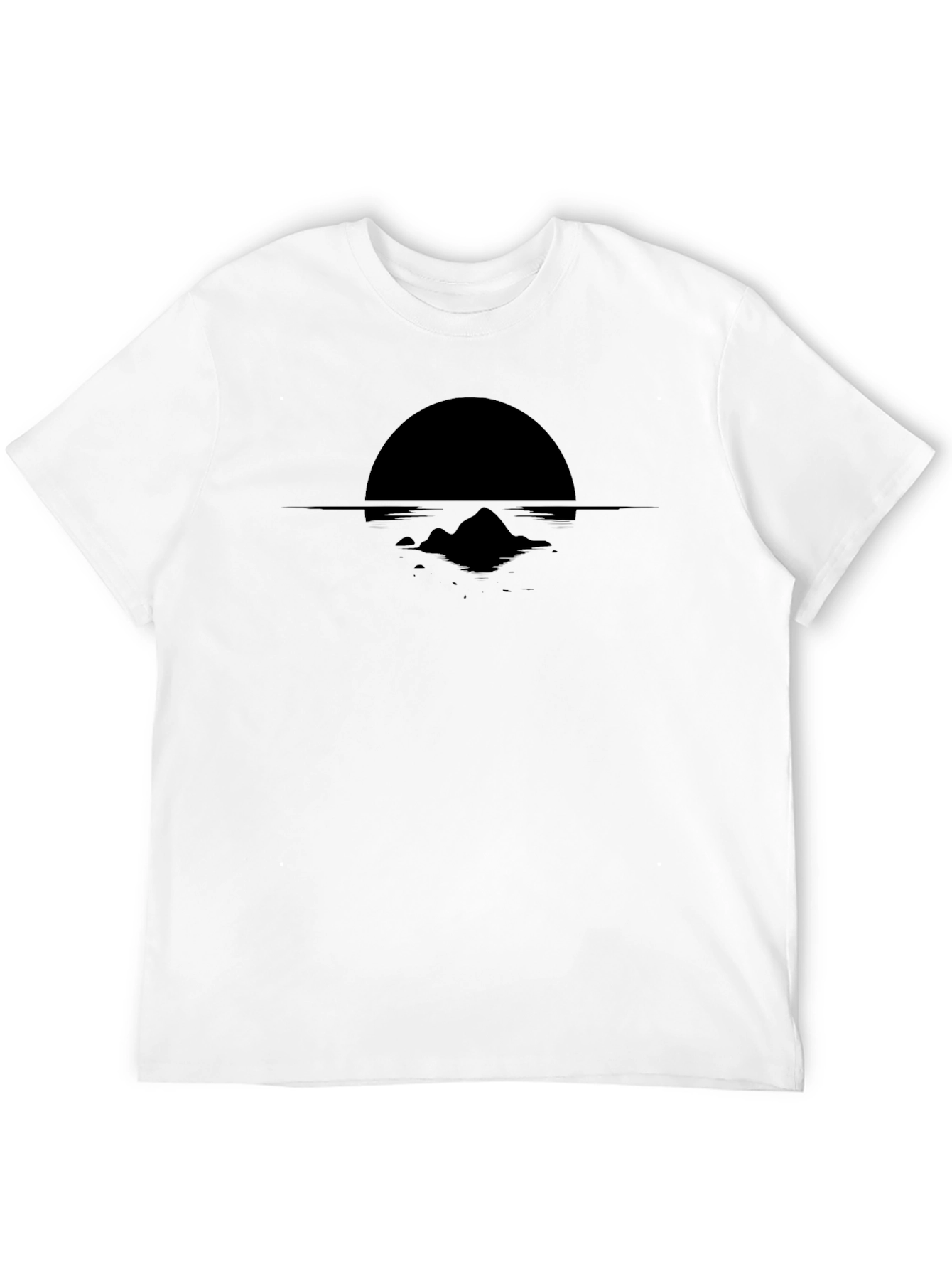 Midnight Mountain T-Shirt - Black Graphic Tee