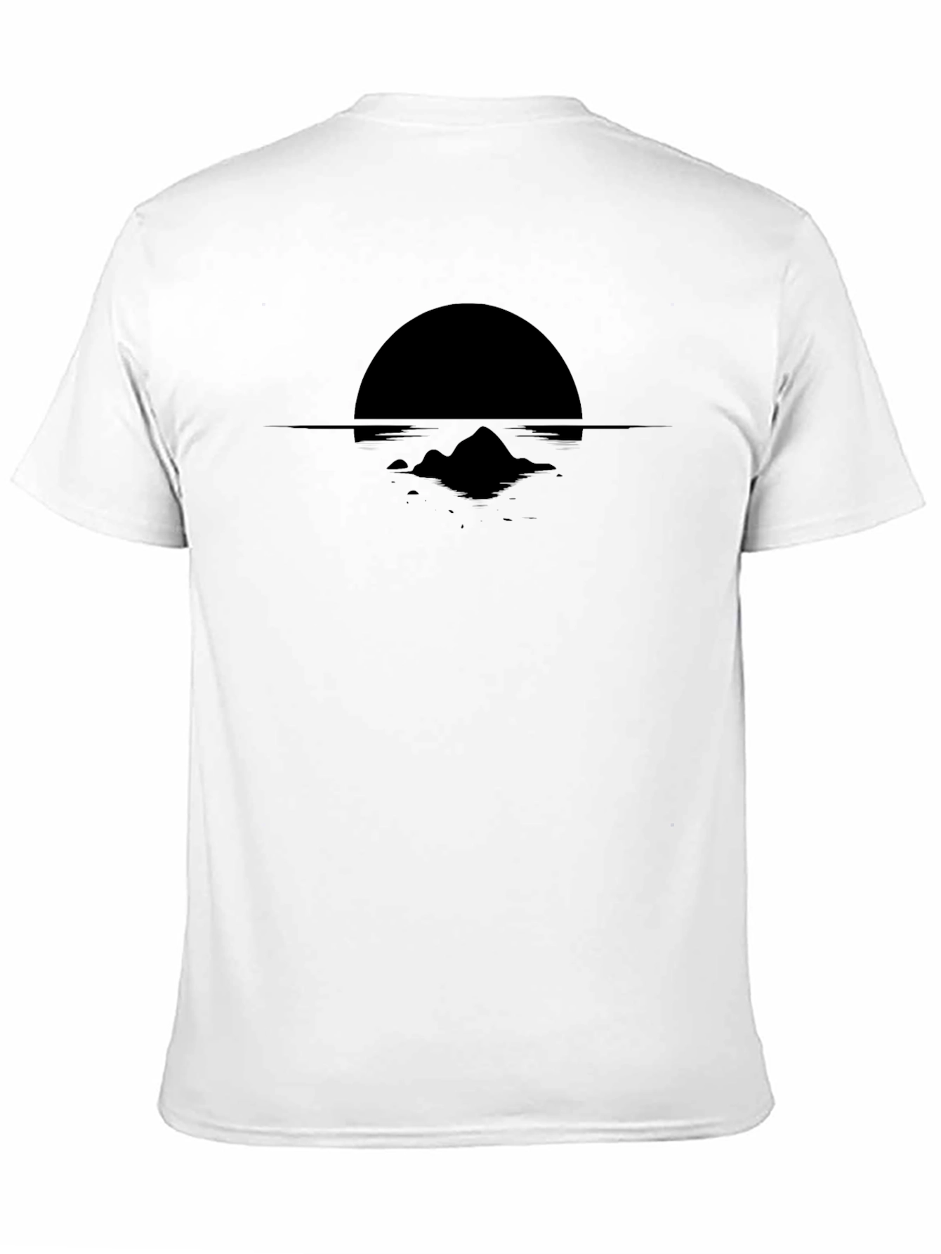 Midnight Mountain T-Shirt - Black Graphic Tee