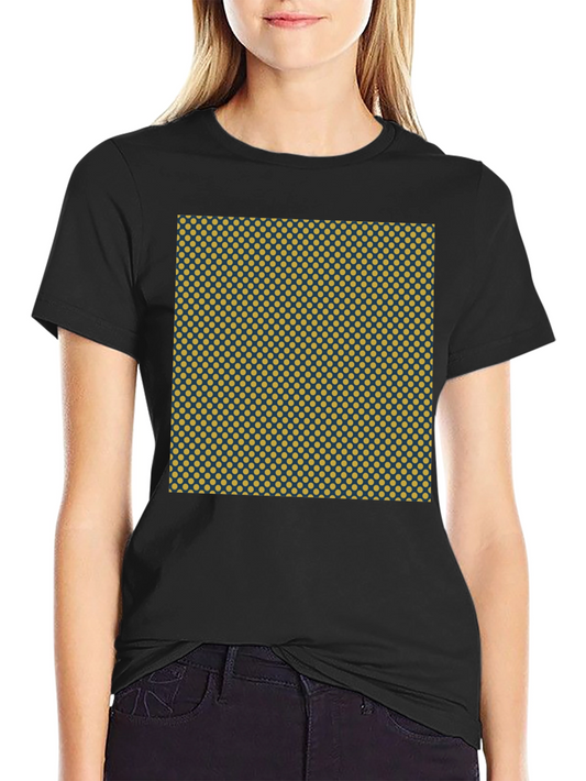 Patterned Crew Neck Tee