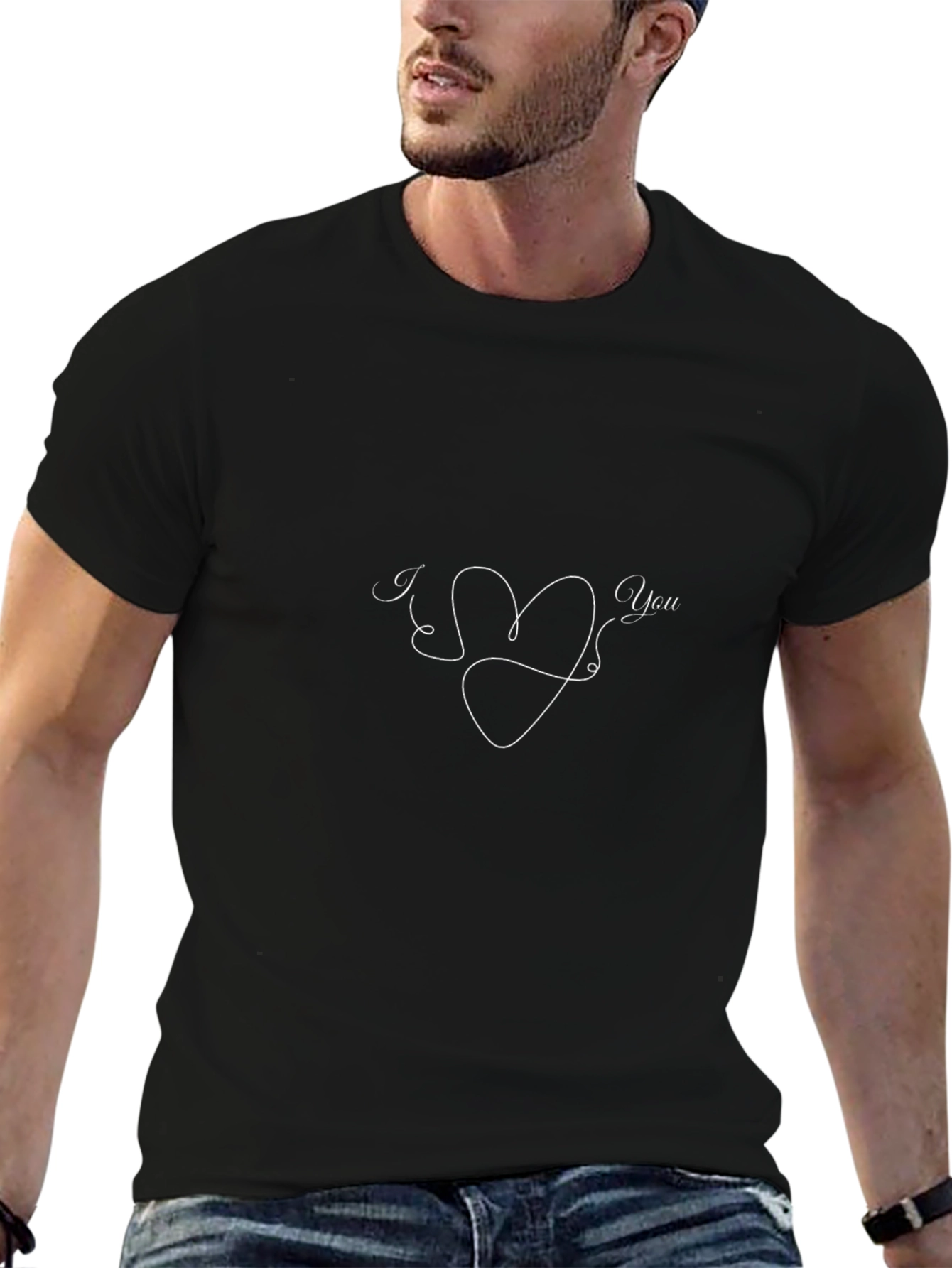 I Love You Heart Graphic Tee