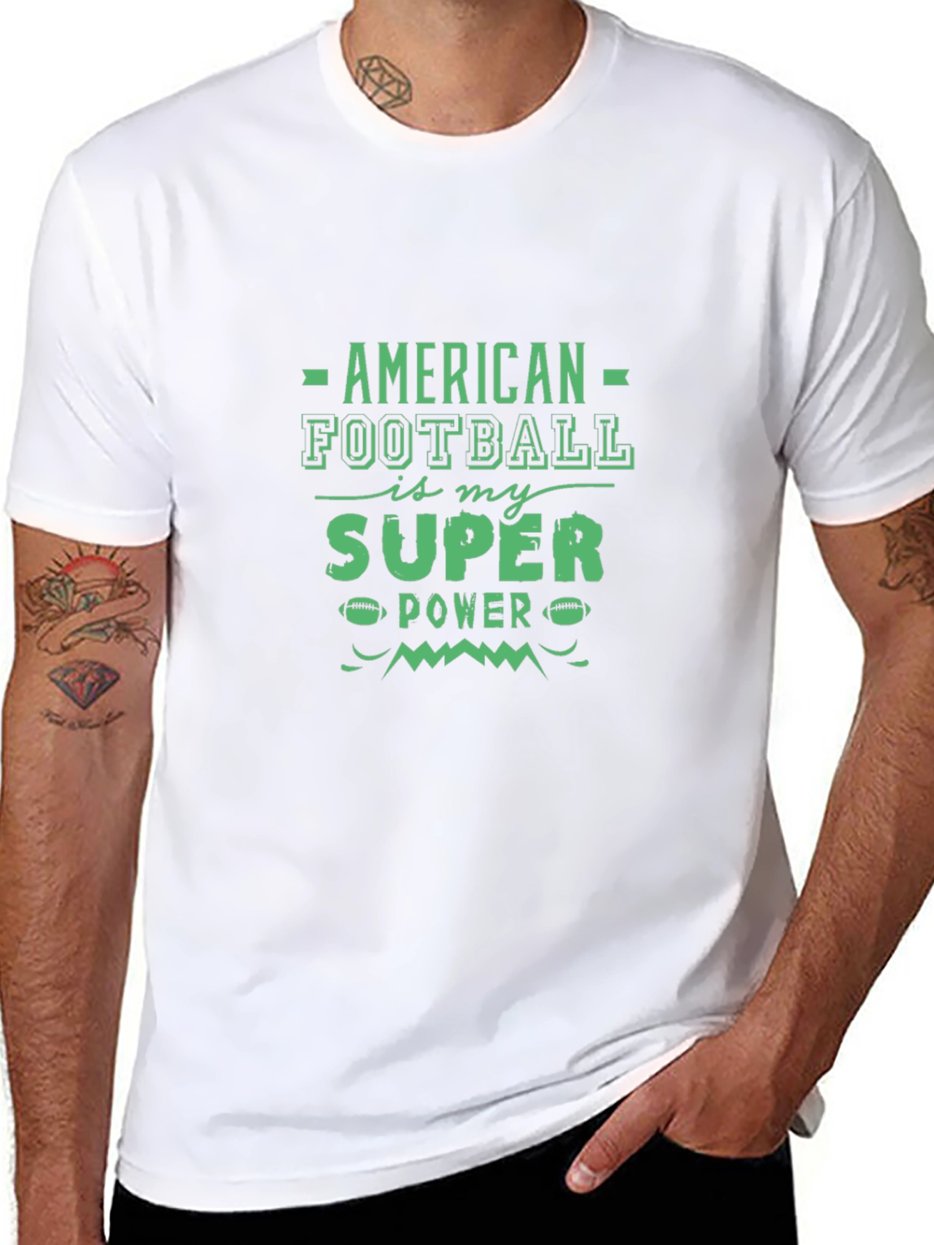 American Football Super Power T-Shirt