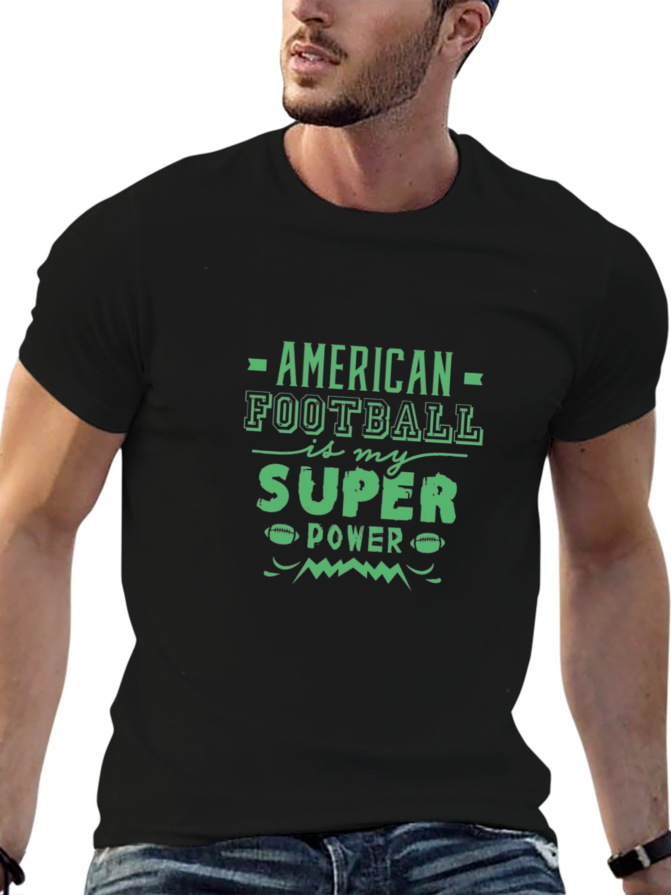 American Football Super Power T-Shirt