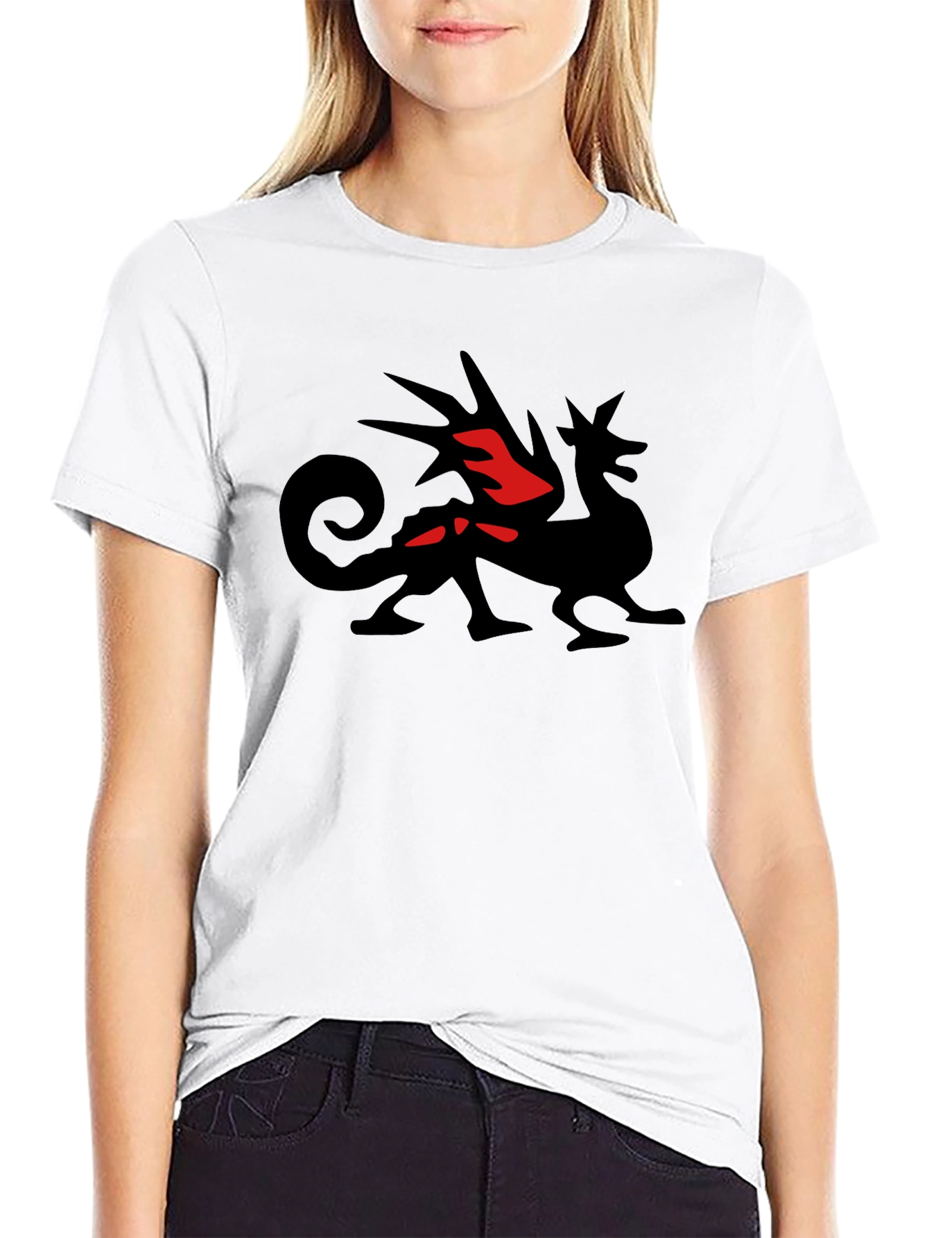 Dragon Graphic T-Shirt - Black