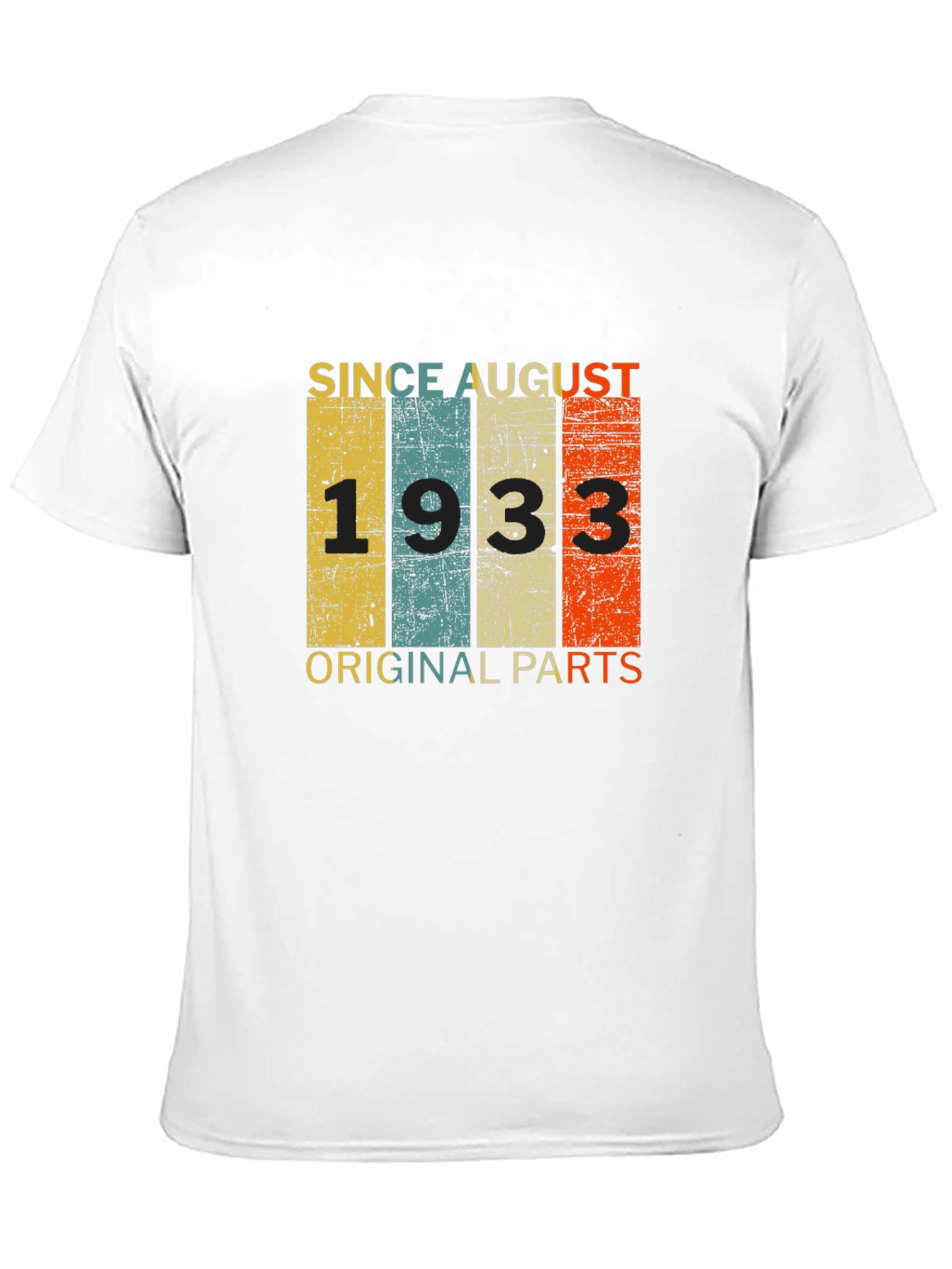 Since August 1933 Original Parts Birthday T-Shirt
