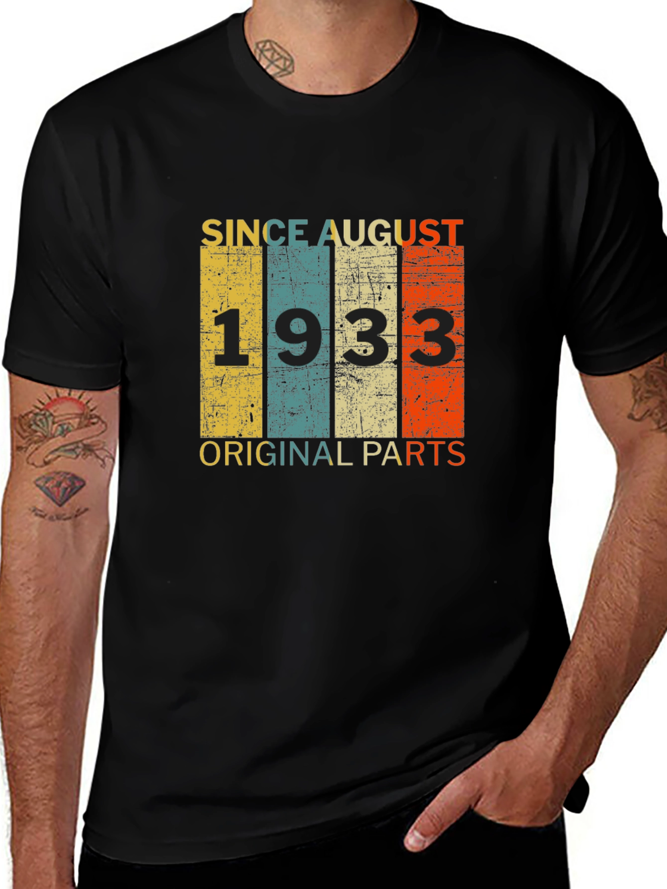 Since August 1933 Original Parts Birthday T-Shirt
