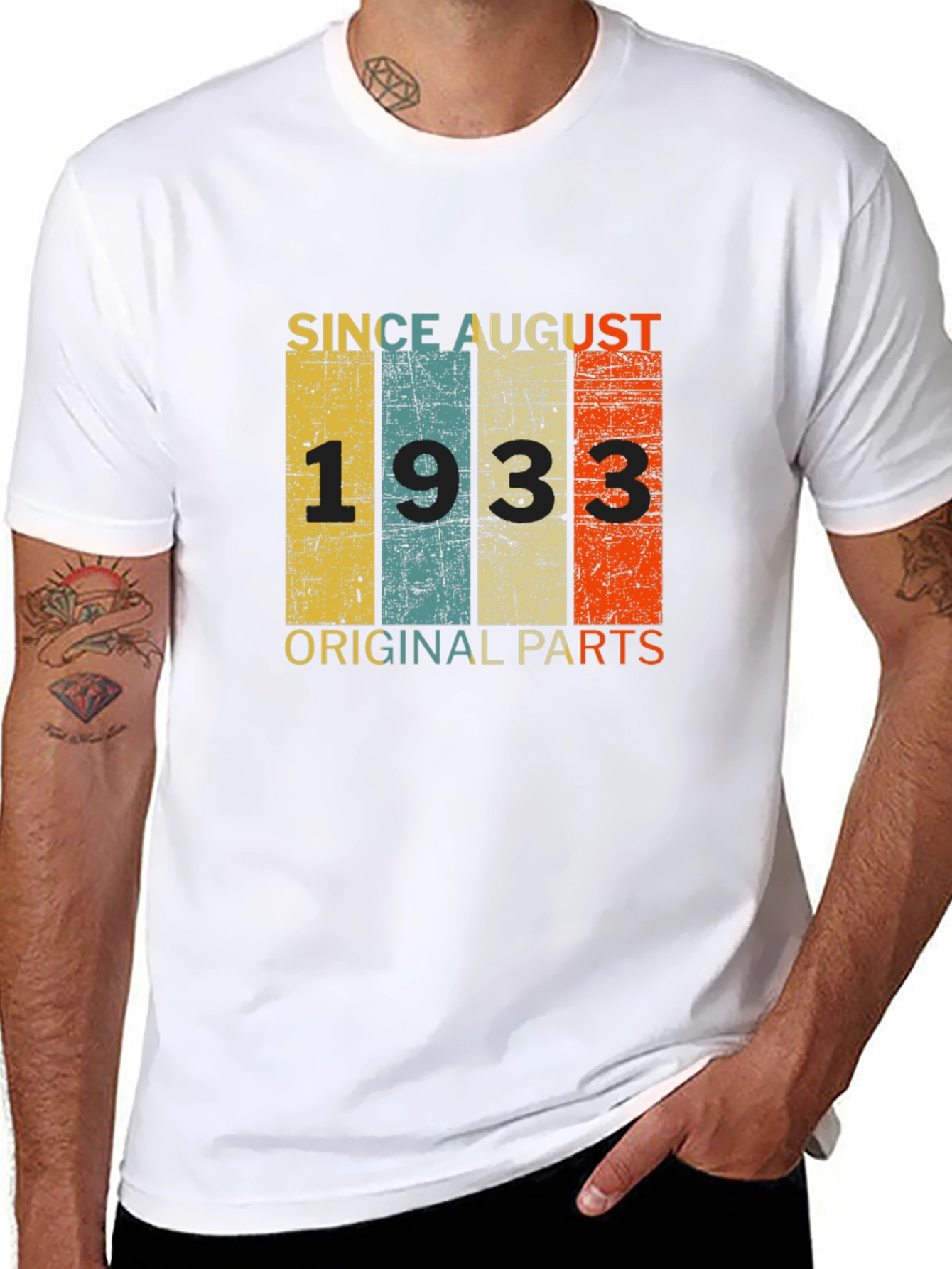 Since August 1933 Original Parts Birthday T-Shirt