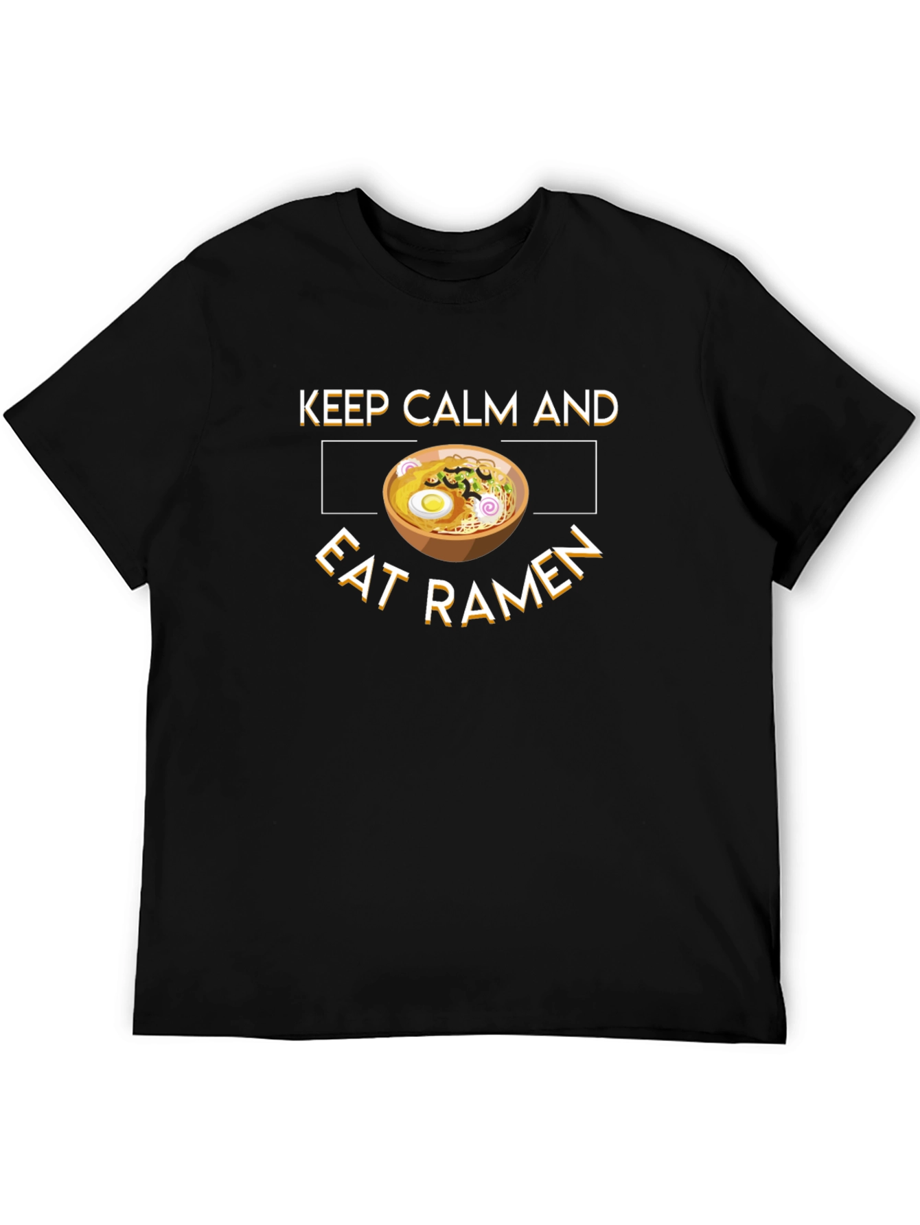 Keep Calm & Eat Ramen Graphic T-Shirt