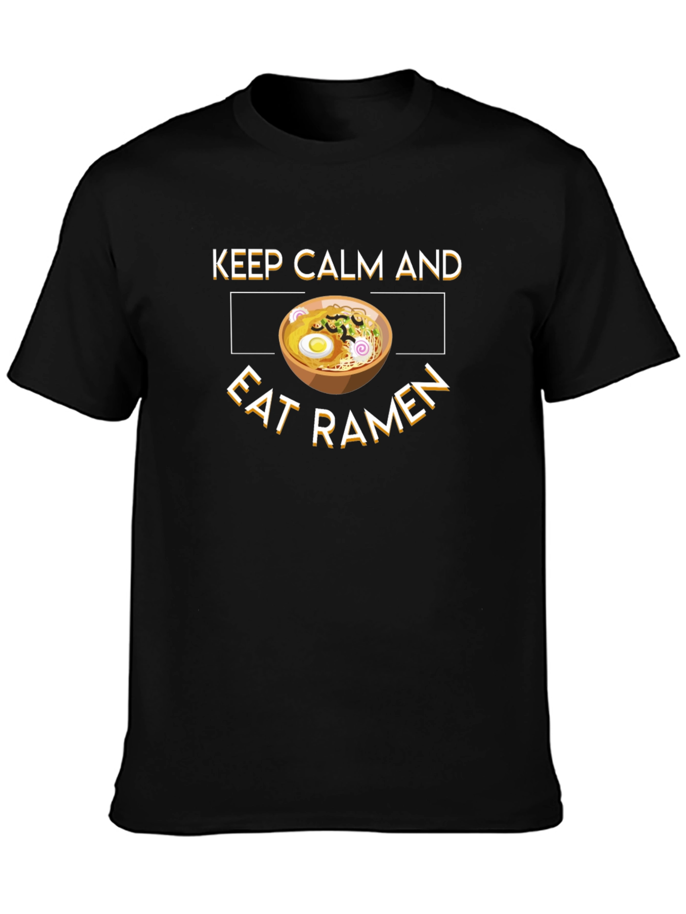 Keep Calm & Eat Ramen Graphic T-Shirt