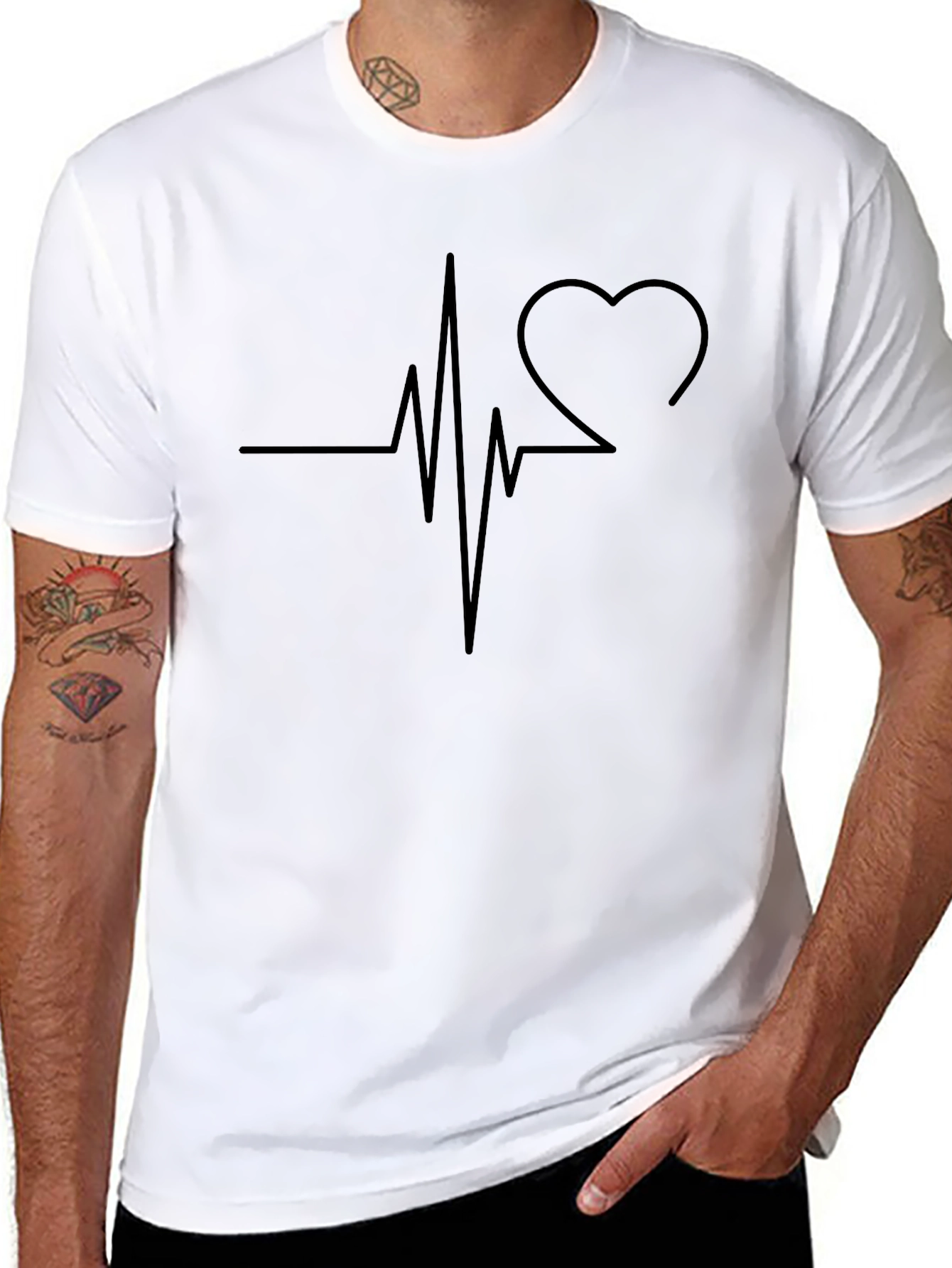 Heartbeat Line Heart T-Shirt