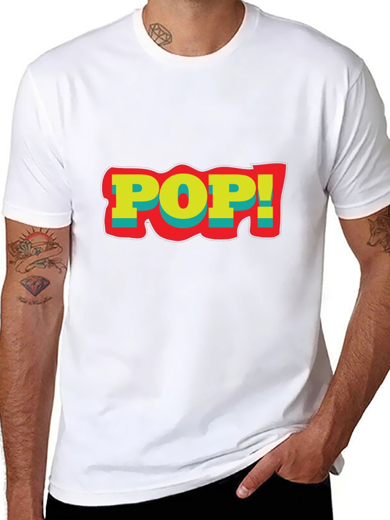 Bold POP! Graphic Tee - Statement T-Shirt