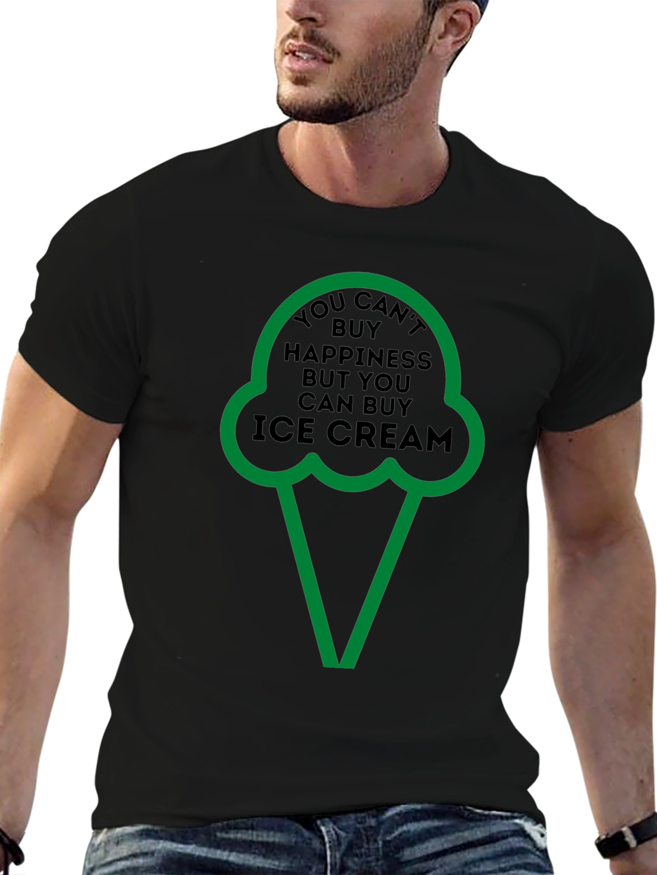 Ice Cream Happiness T-Shirt - Soft Cotton Tee