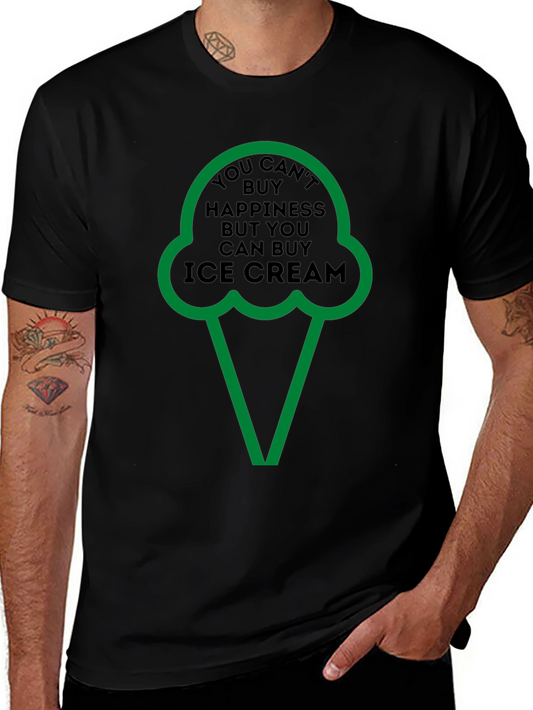 Ice Cream Happiness T-Shirt - Soft Cotton Tee