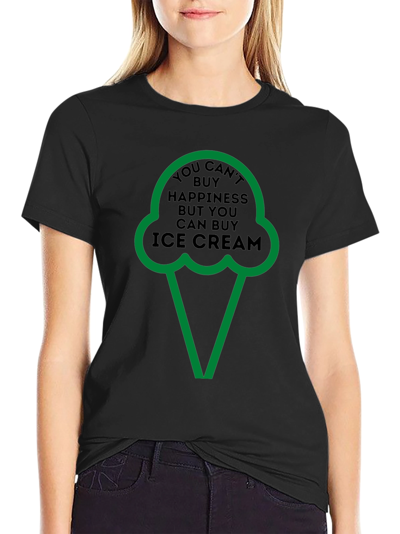Ice Cream Happiness T-Shirt - Soft Cotton Tee