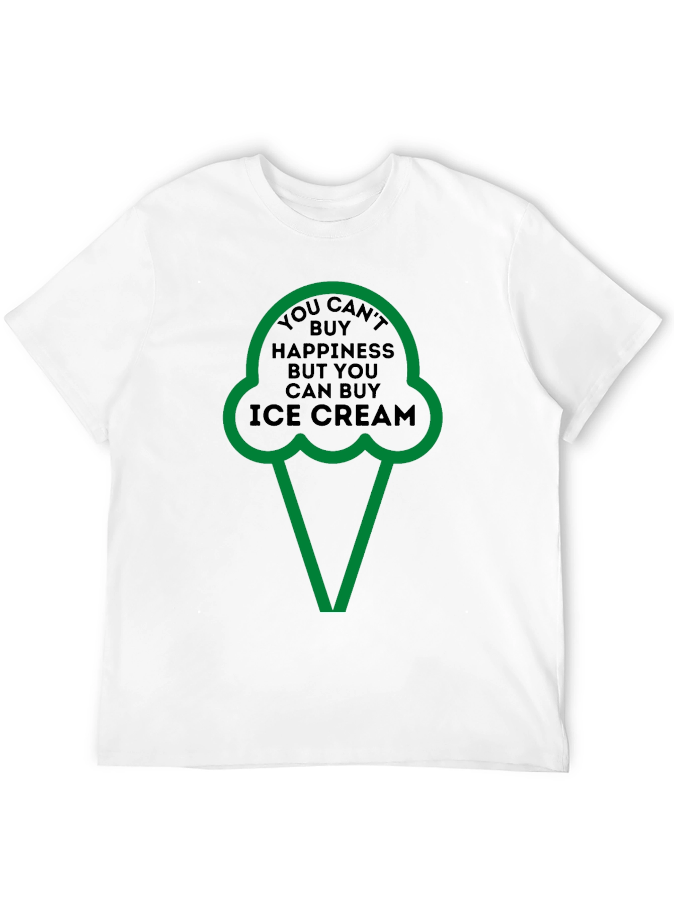 Ice Cream Happiness T-Shirt - Soft Cotton Tee
