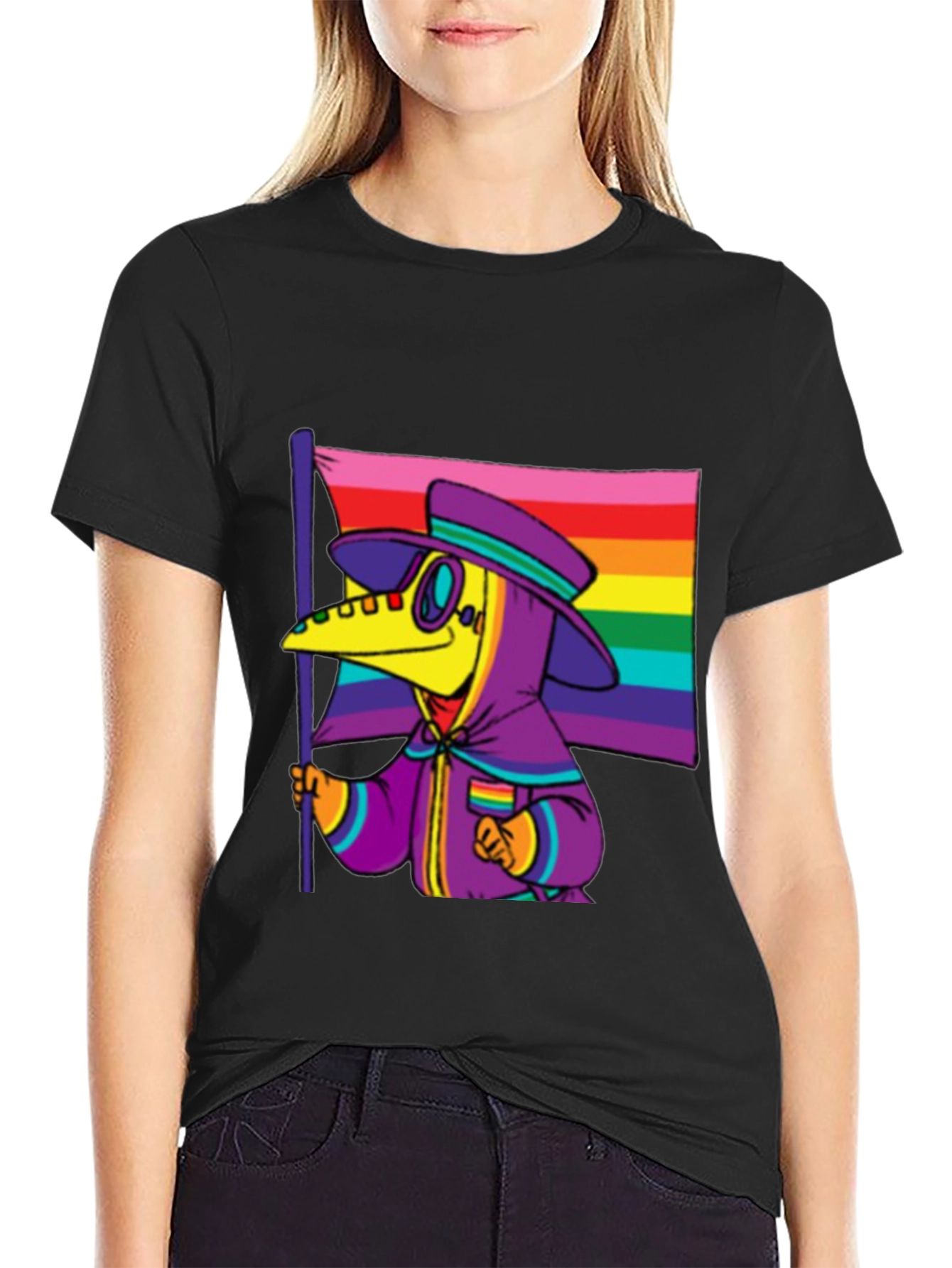 Pride Plague Doctor Graphic Tee