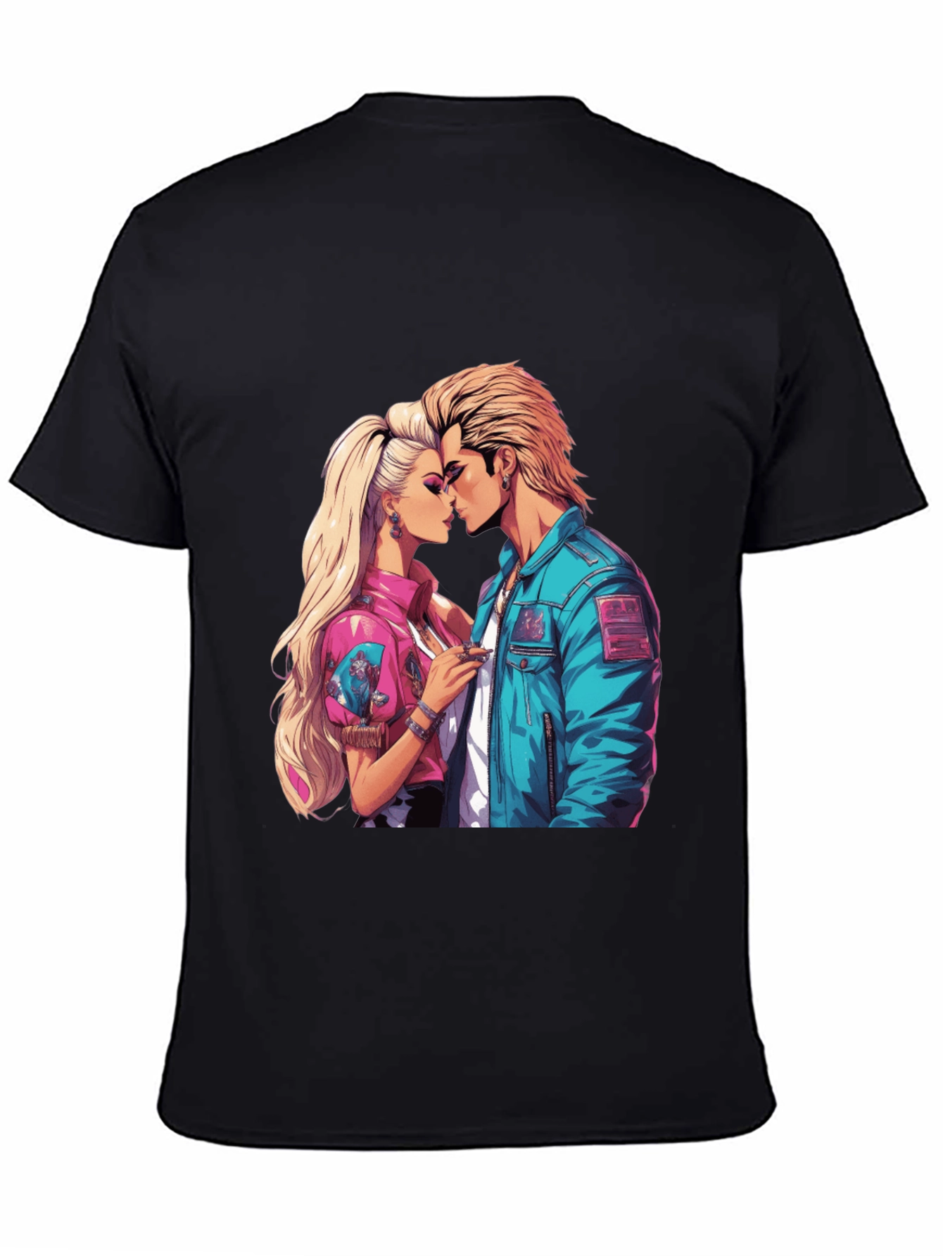80s Romance Graphic Tee - Retro Style