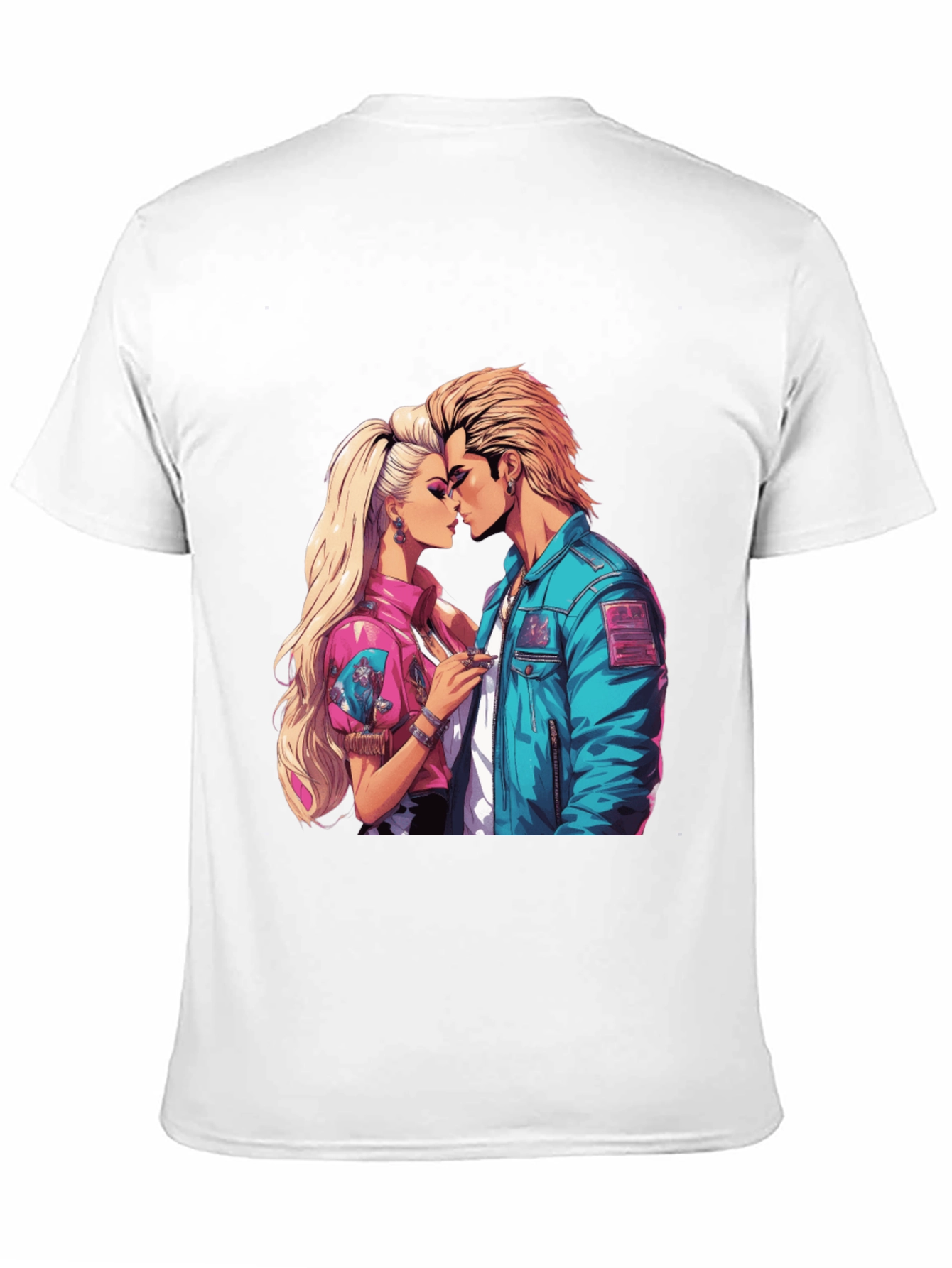 80s Romance Graphic Tee - Retro Style