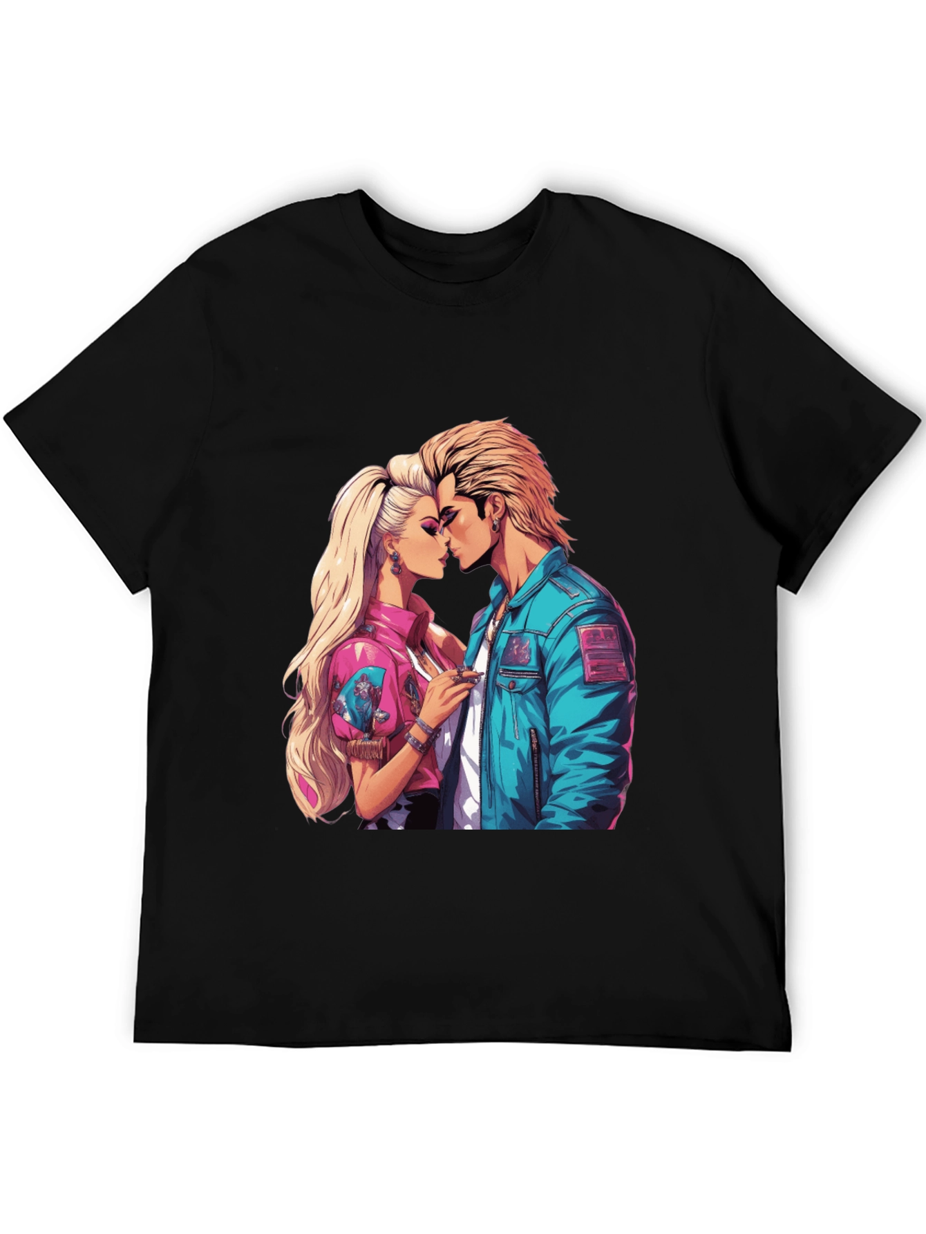 80s Romance Graphic Tee - Retro Style