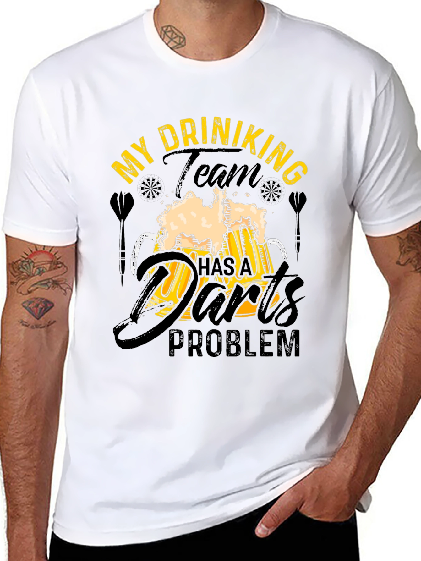 My Drinking Team Has a Darts Problem T-Shirt