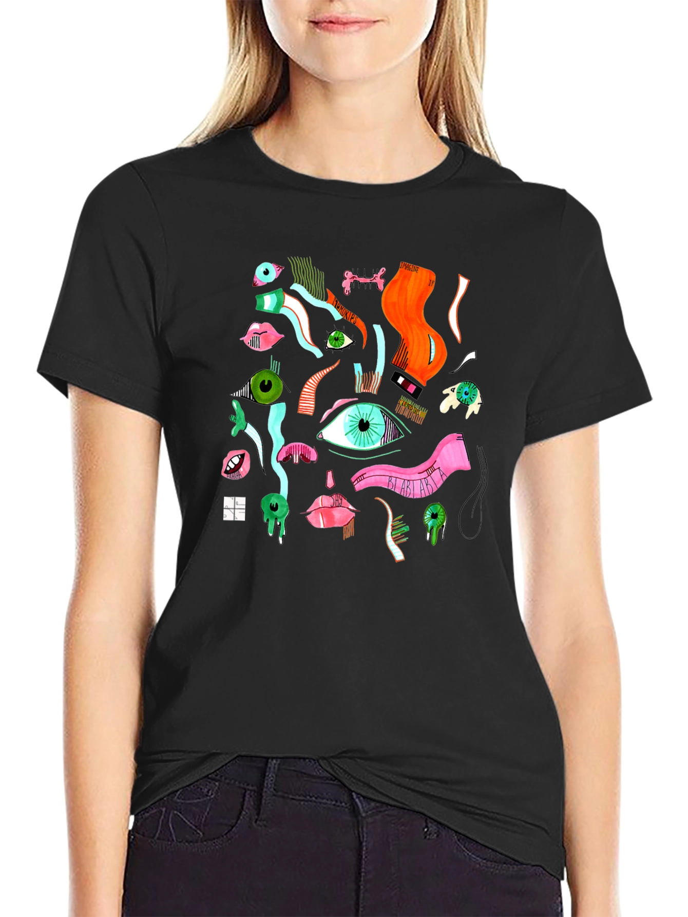 Abstract Eye Graphic T-Shirt - Unisex