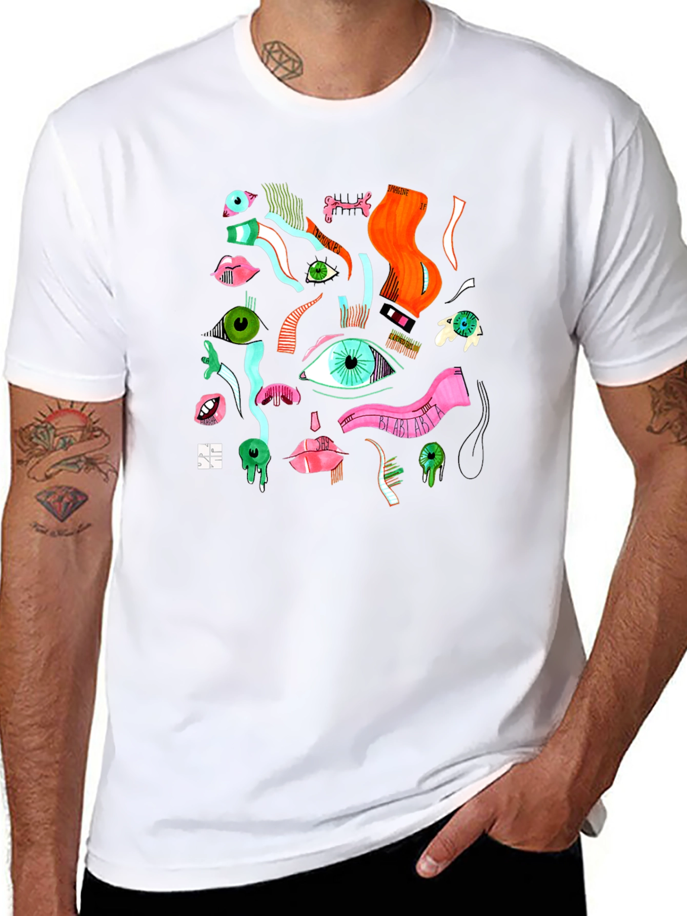 Abstract Eye Graphic T-Shirt - Unisex