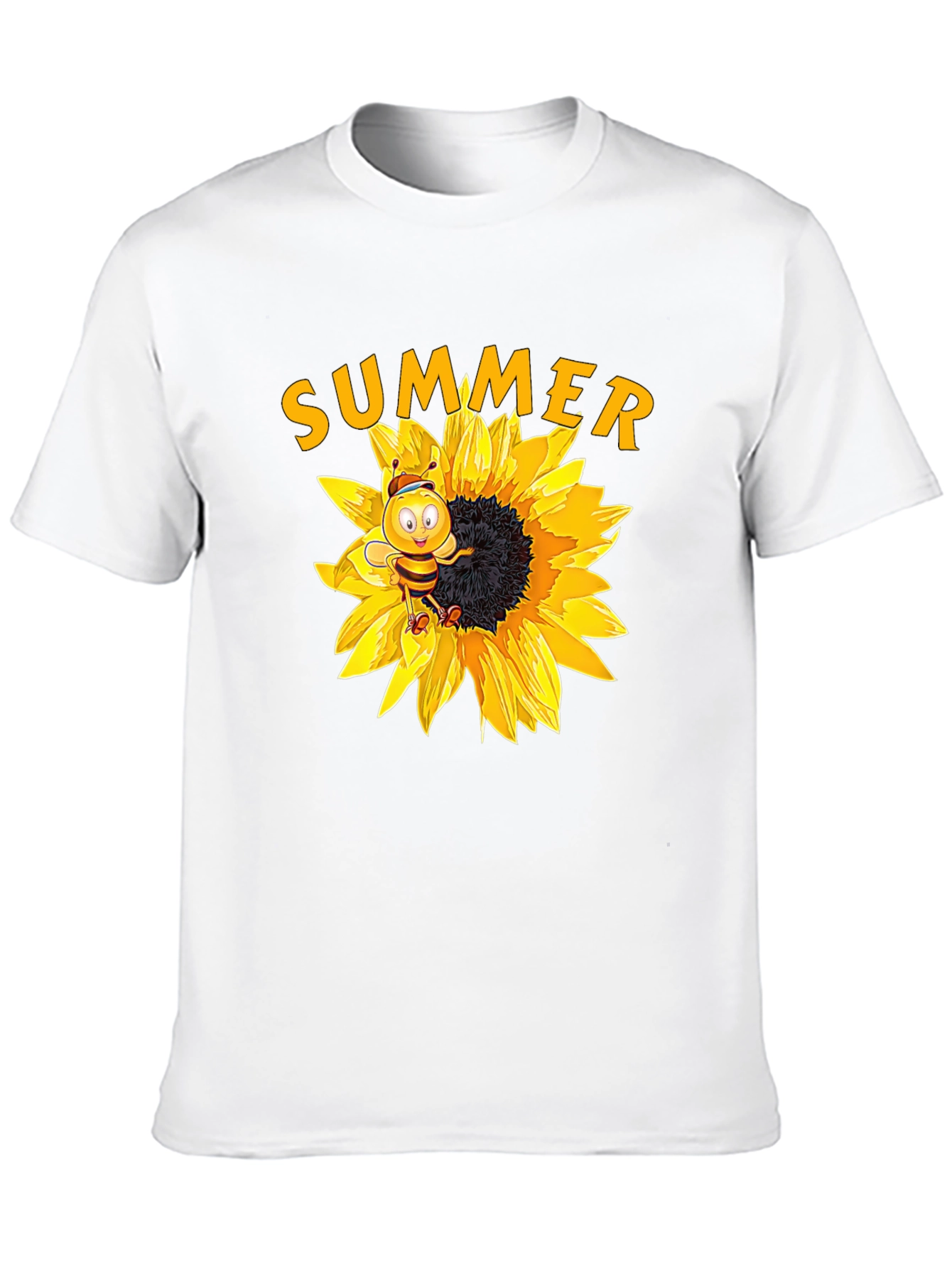 Summer Bee Sunflower Graphic Tee