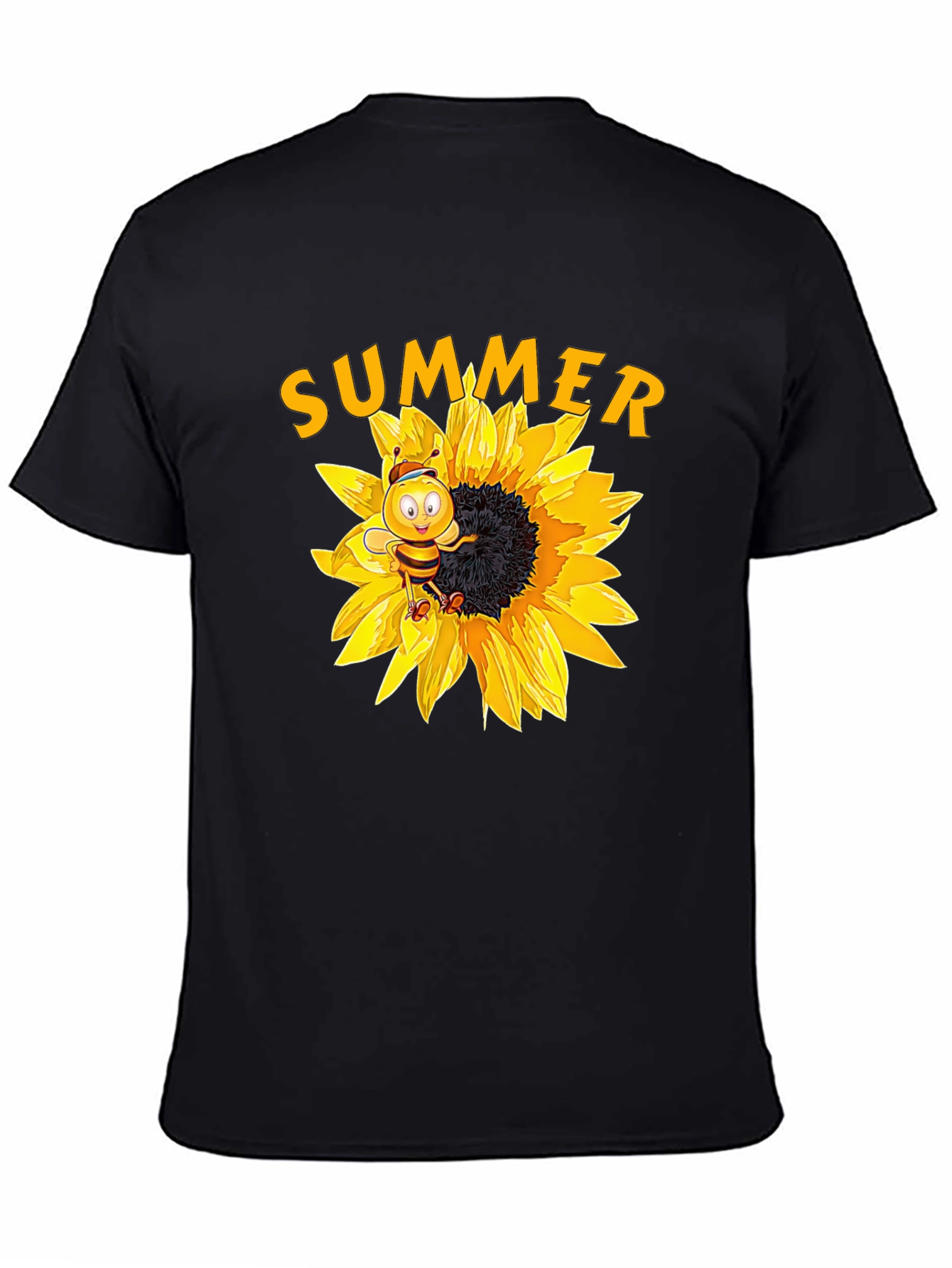 Summer Bee Sunflower Graphic Tee