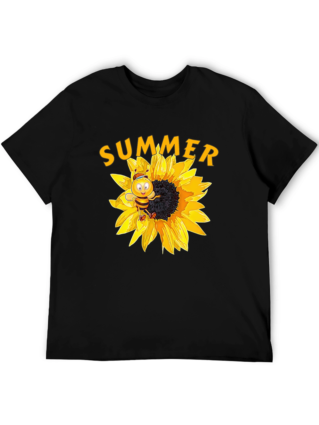Summer Bee Sunflower Graphic Tee