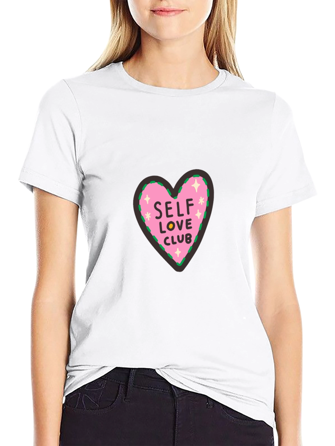 Self Love Club Heart Graphic Tee