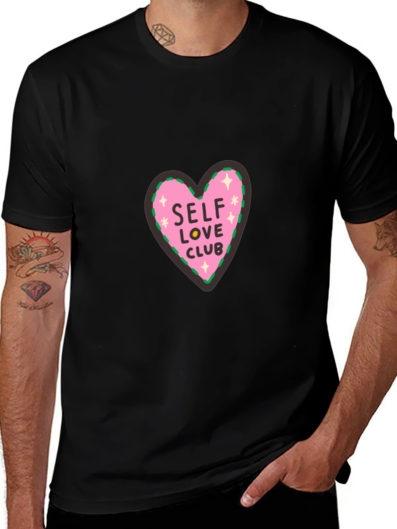 Self Love Club Heart Graphic Tee