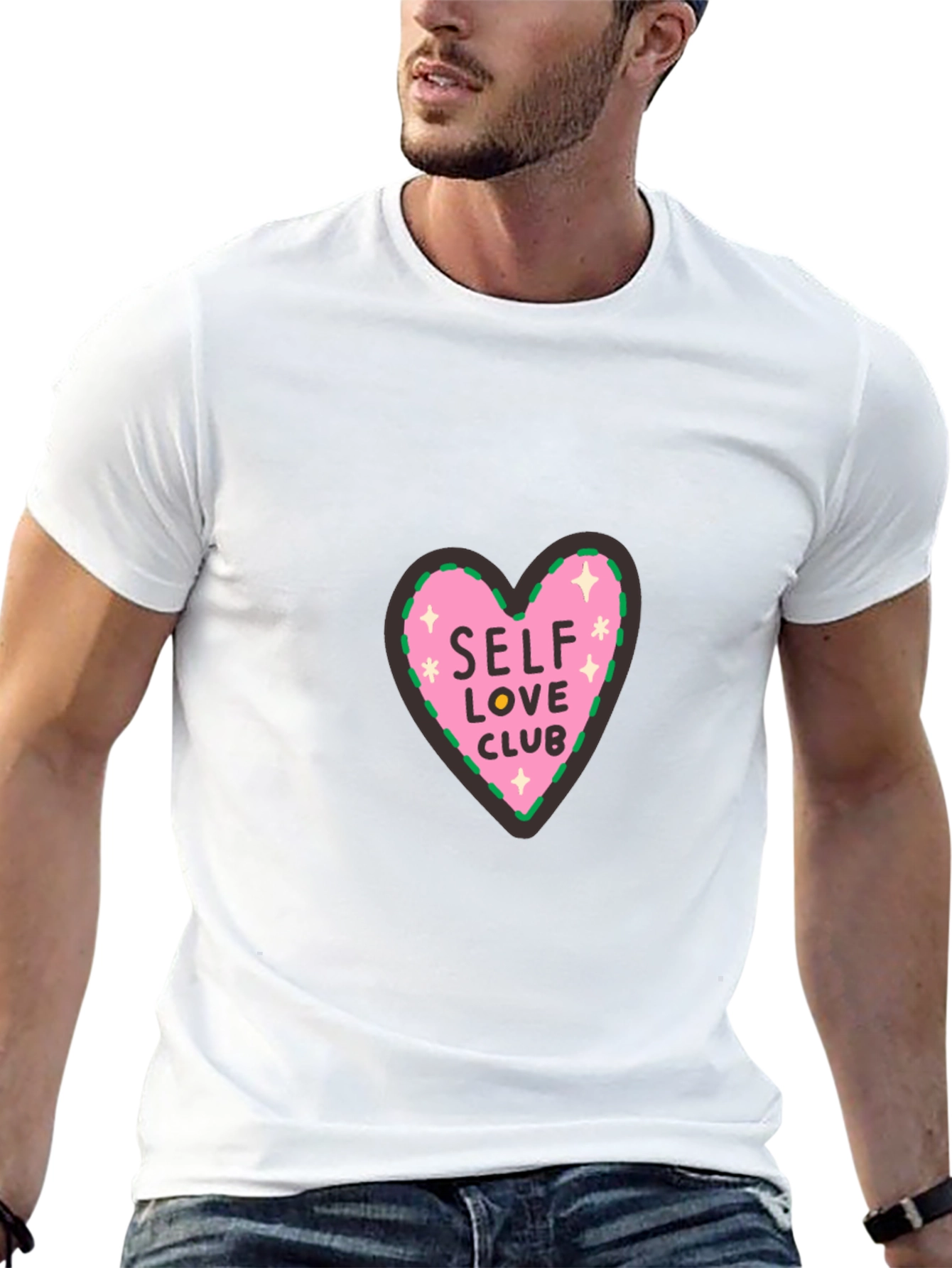 Self Love Club Heart Graphic Tee