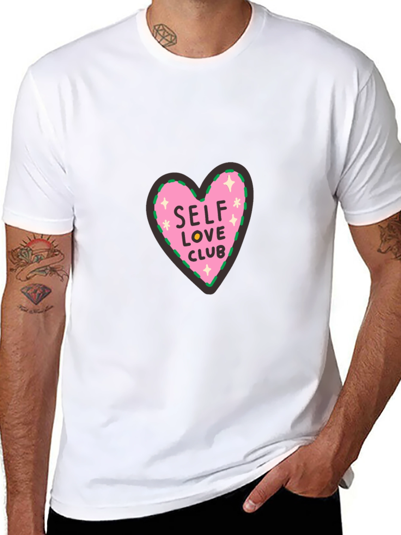 Self Love Club Heart Graphic Tee