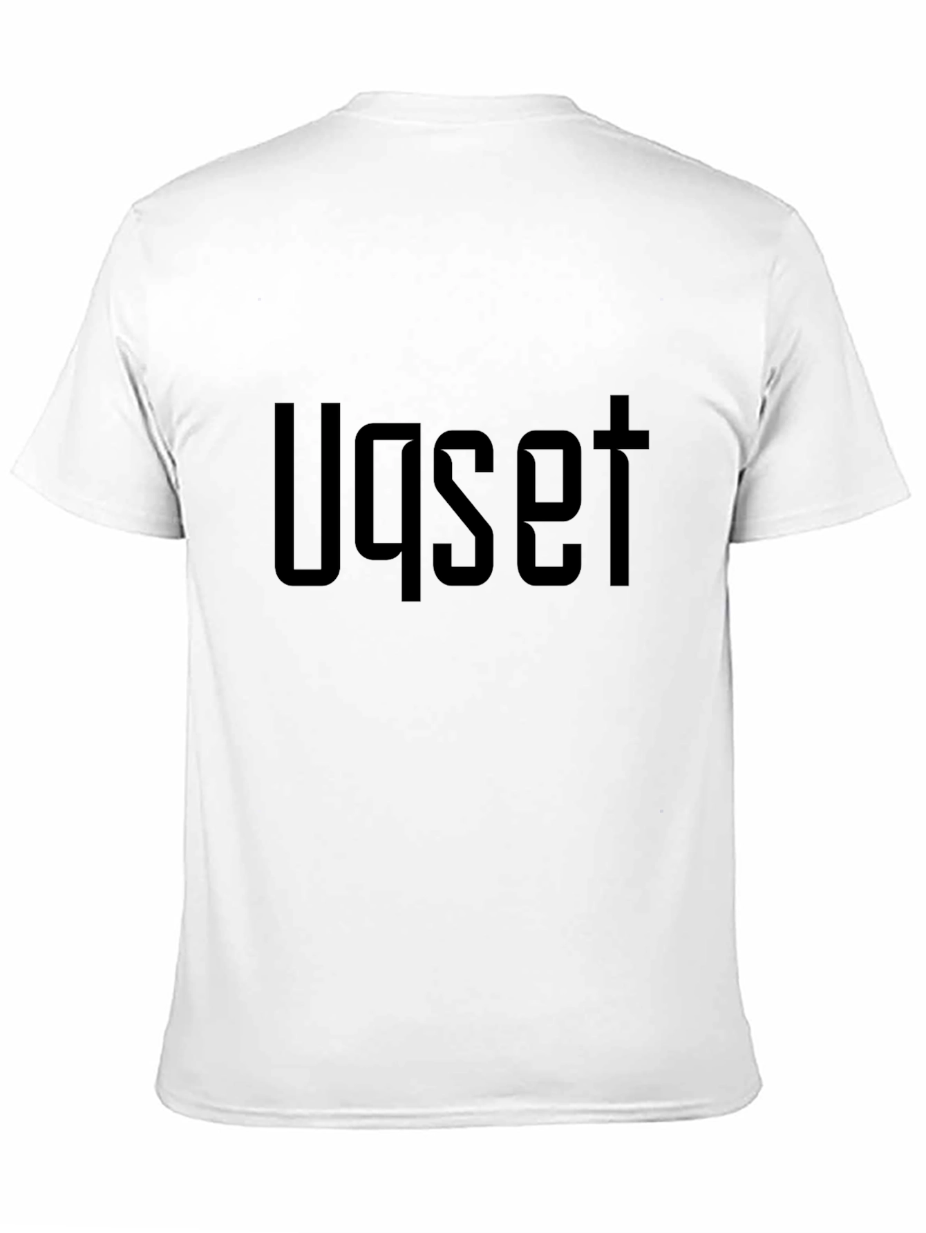 Uqset Black T-Shirt Casual Style